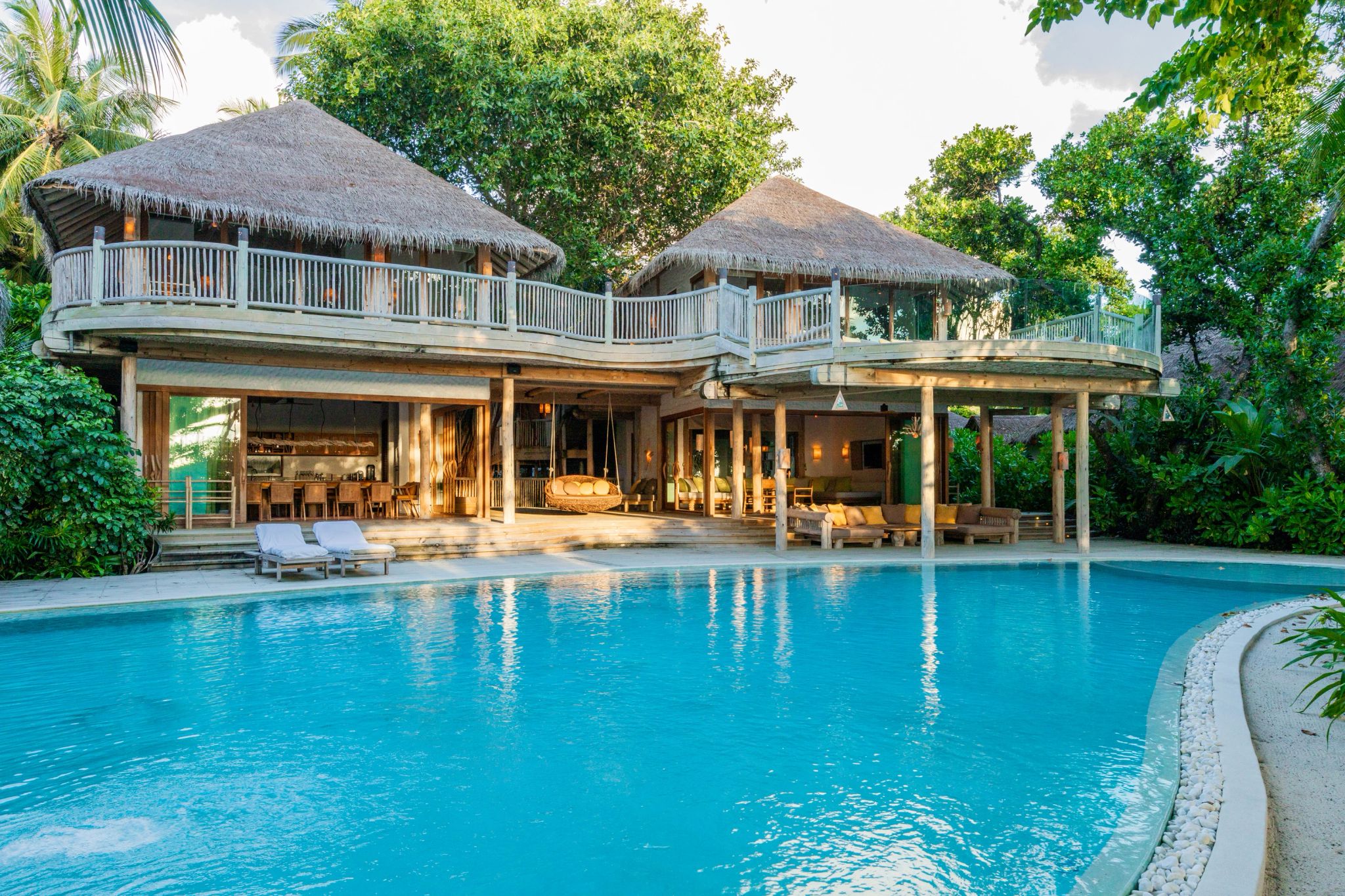 Sunset Reserve piscina privativa - resort exclusivo - hospedagem maldivas