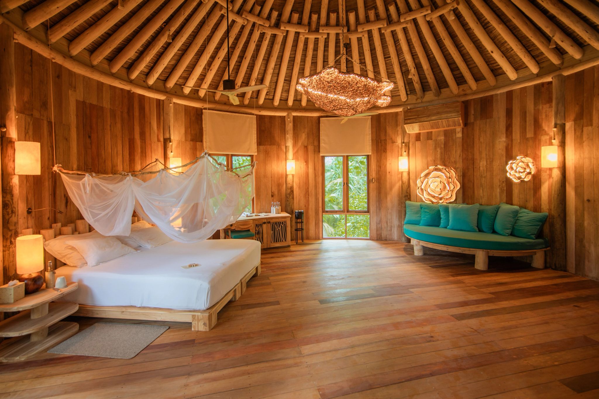 Sunset Reserve suite de luxo - cama dossel - design premium