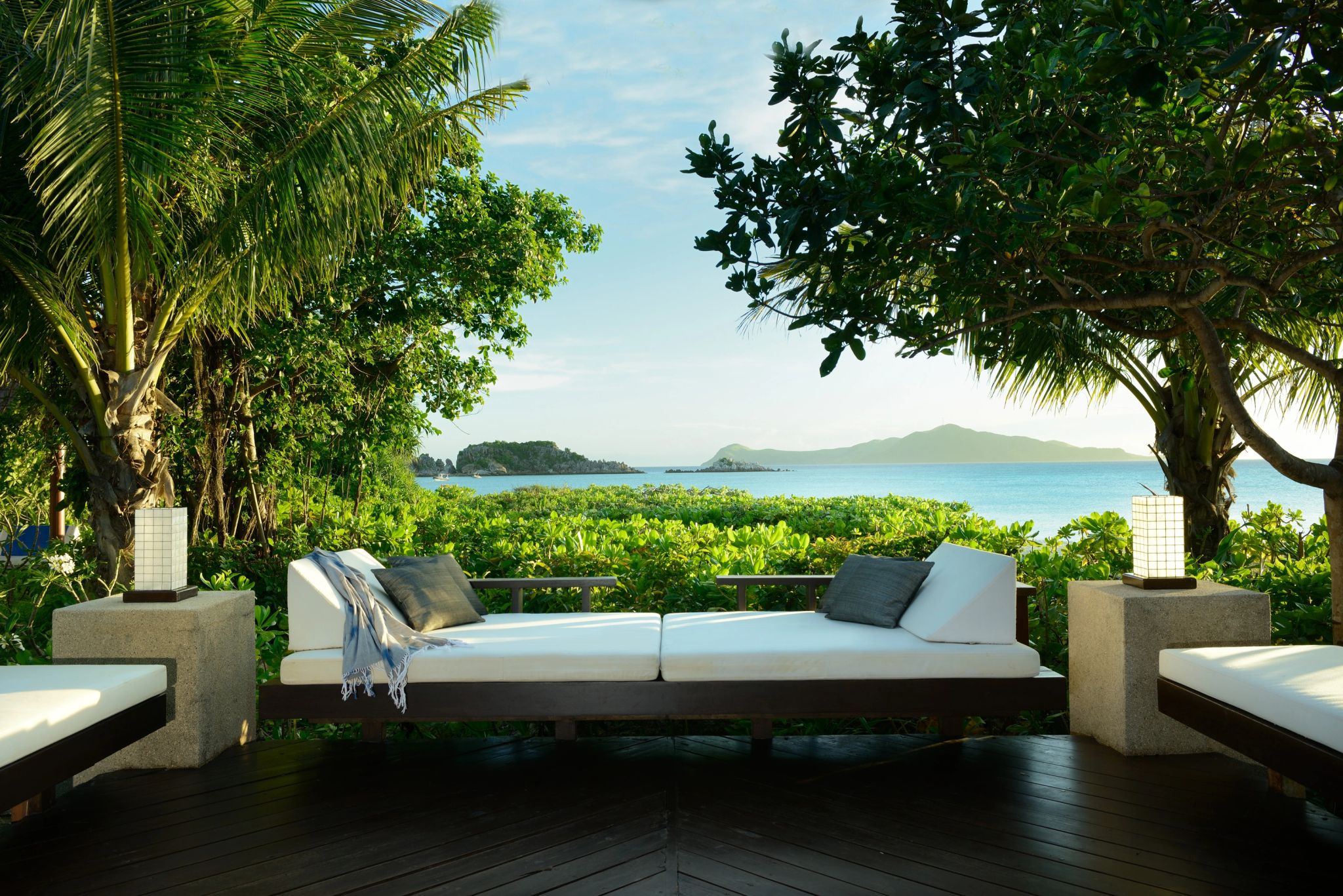 Four Bedroom Palawan Villa area externa - terraço mobiliado - terraço vista mar
