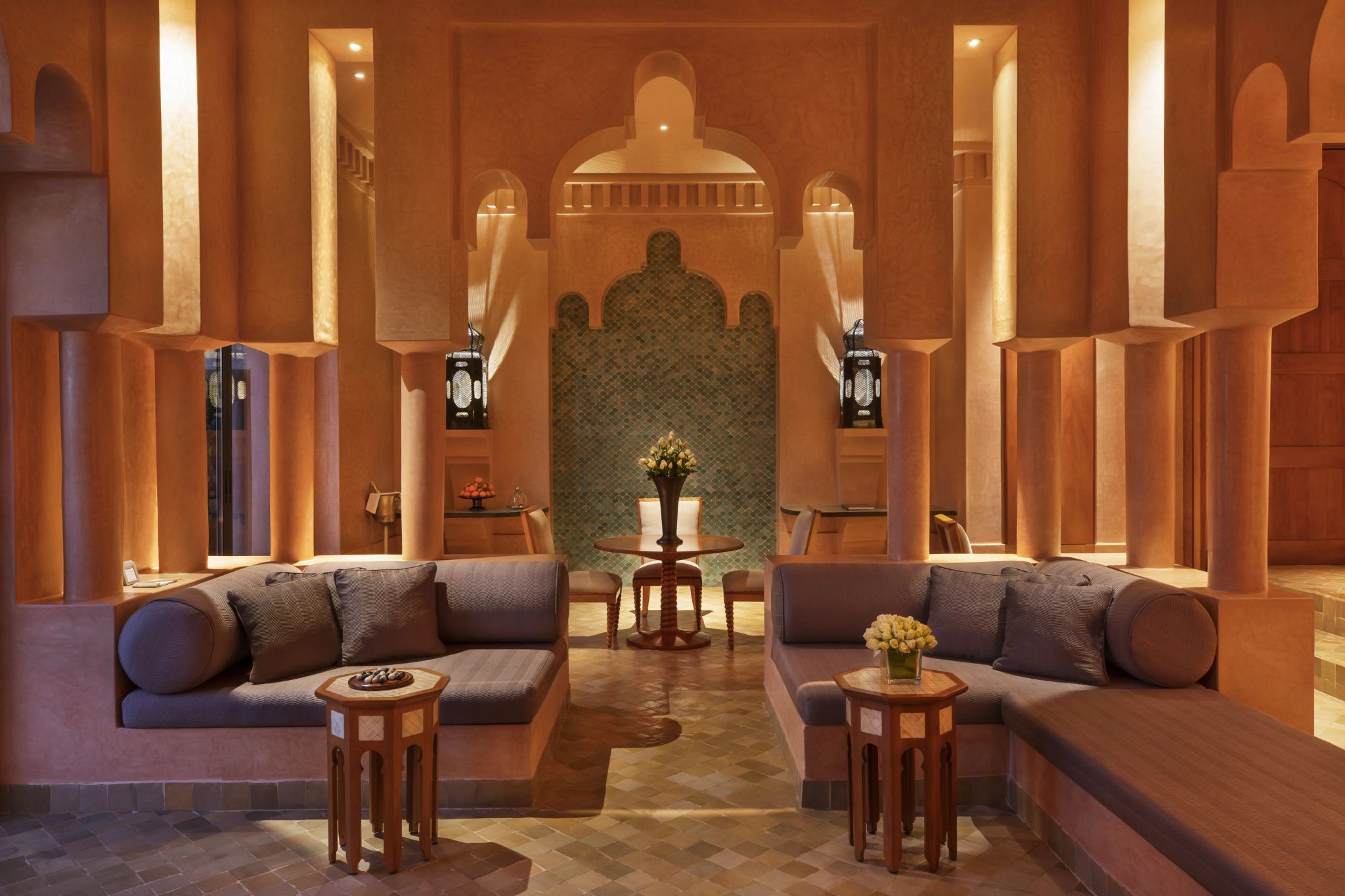 Lounge do resort lobby de hotel - recepçao - lounge - design de luxo