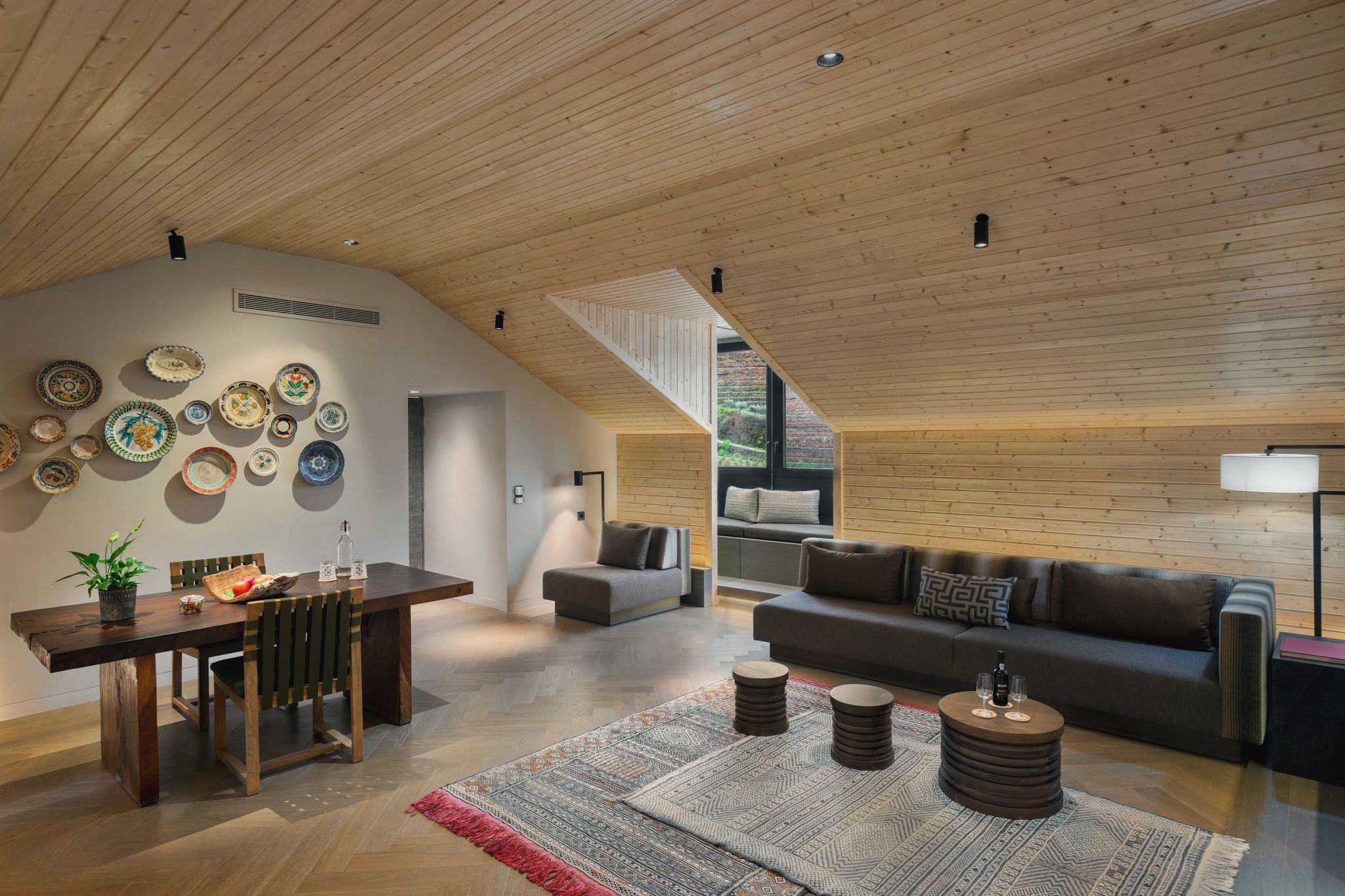 sala de estar - suite de luxo - decoracao moderna