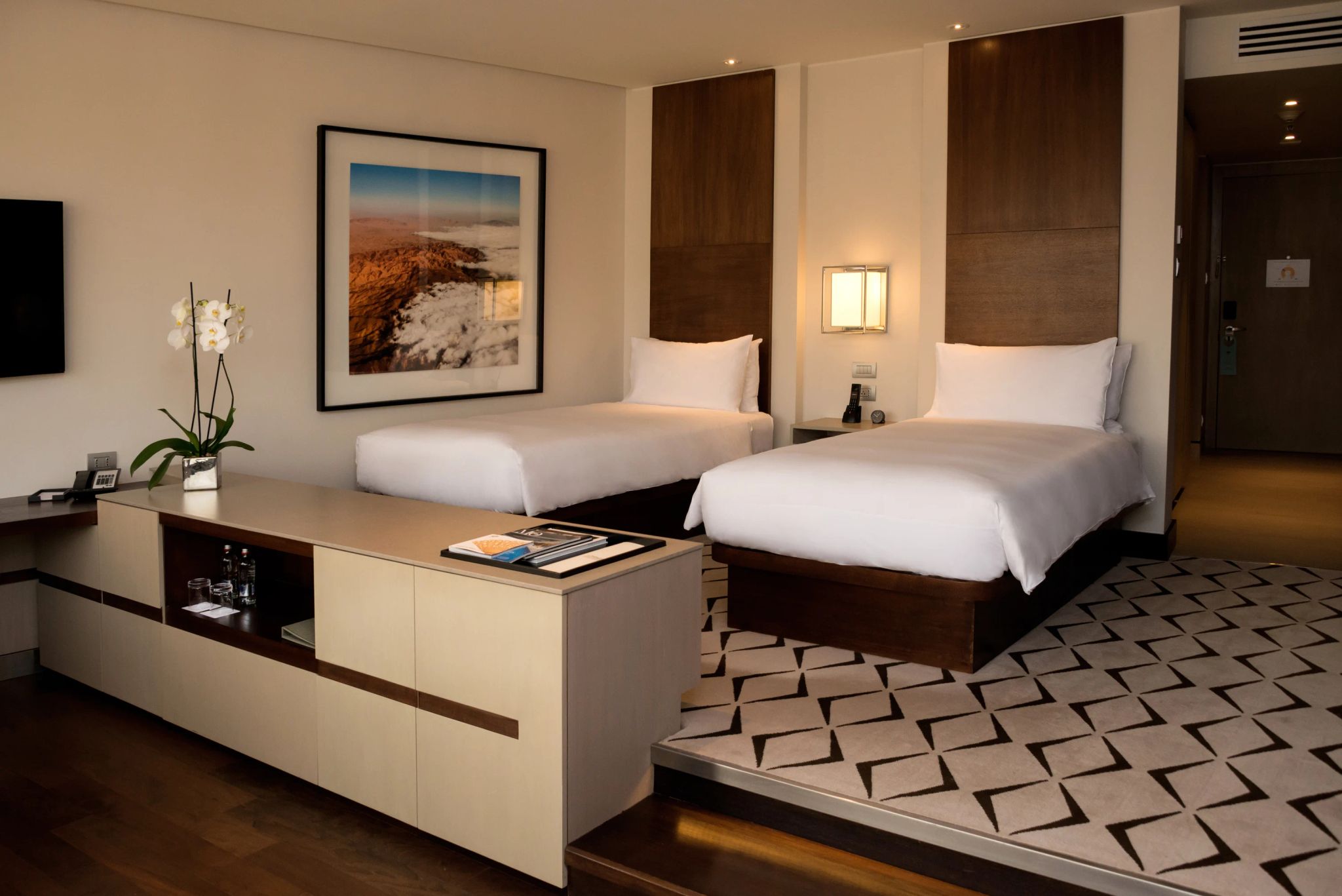 deluxe twin - cama twin - quarto em santiago - quarto com cama twin