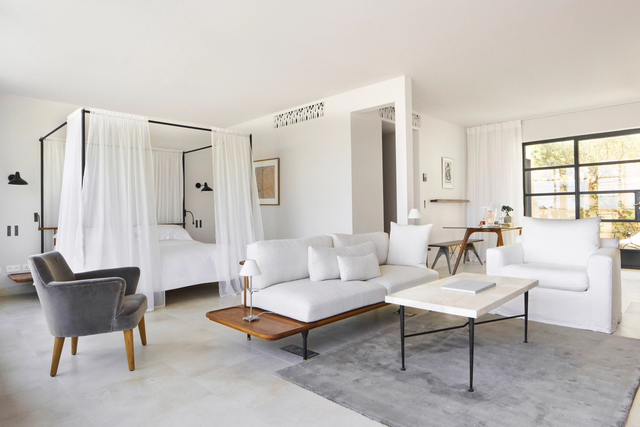 Pavillon Suite decoraçao clean – suite ampla – suite de casal - suite com sala - suite moderna