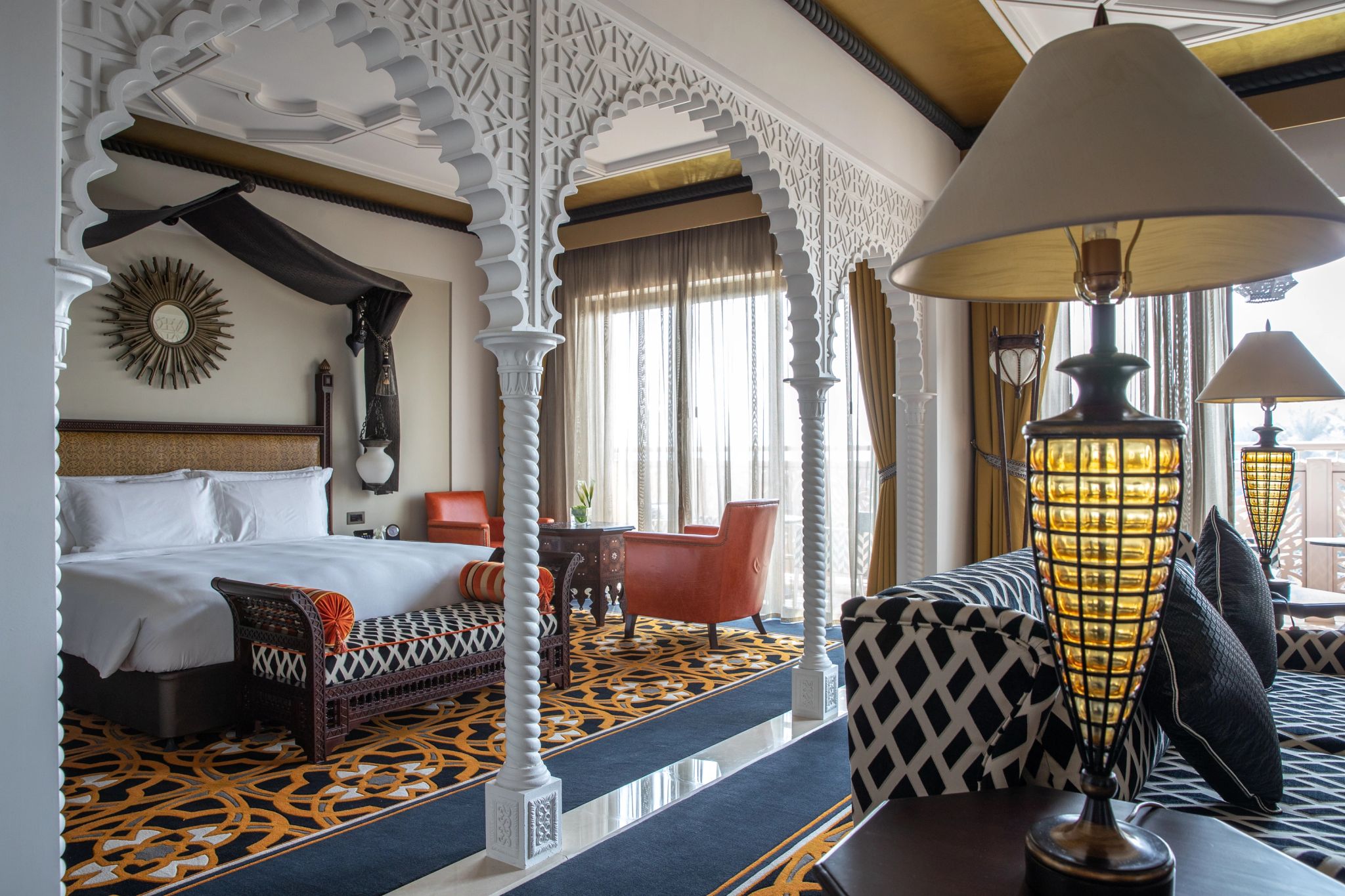 arquitetura arabe - suite com dois quartos  suite para familia