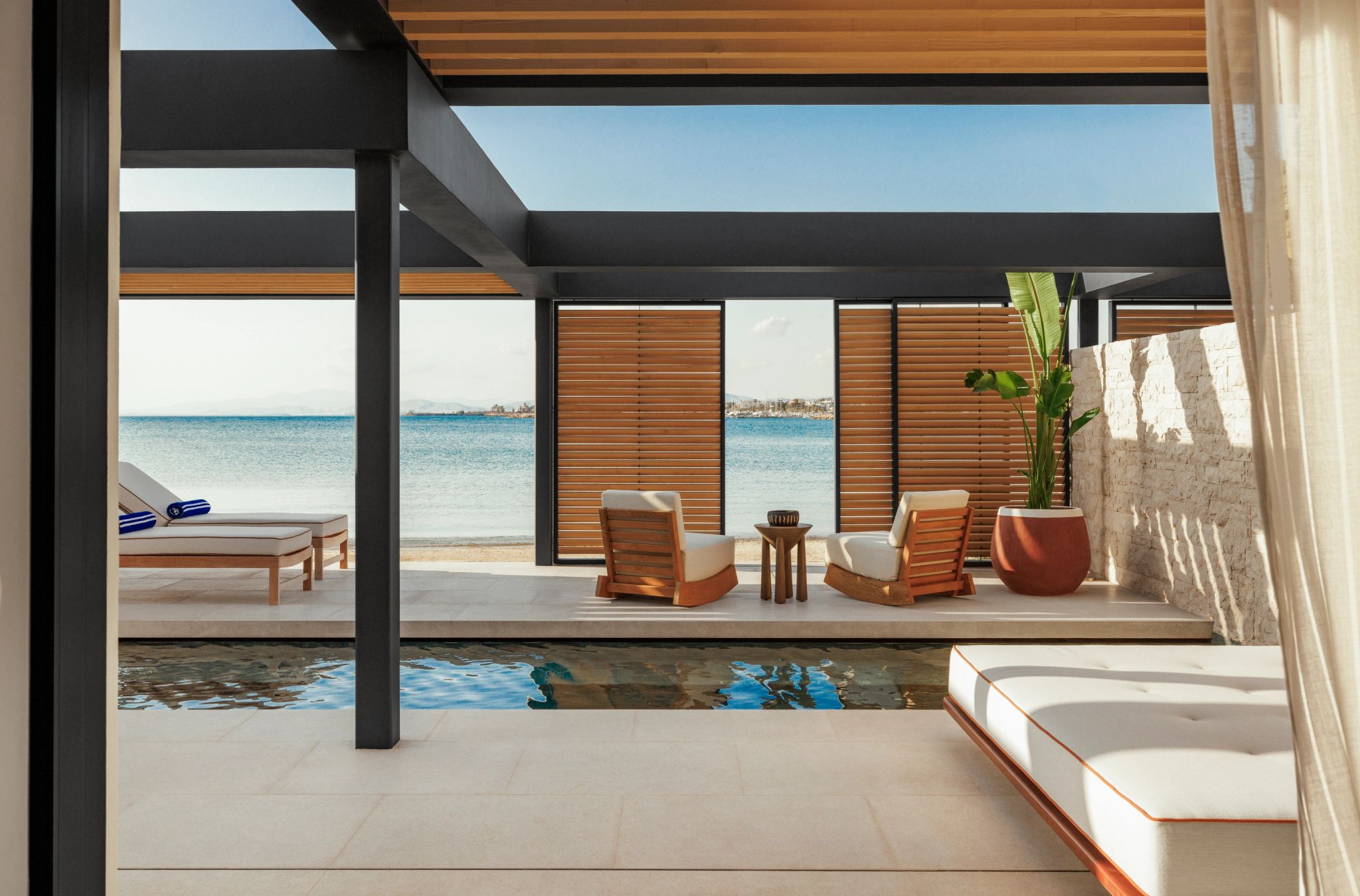 Two Bedroom Epos Suite Seafront piscina privativa – terraco de luxo – vista mar