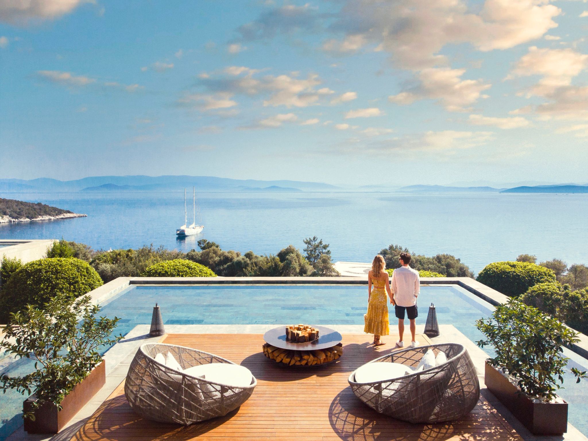 Espaço para eventos evento ao ar livre - espaço para eventos - terraço frente mar