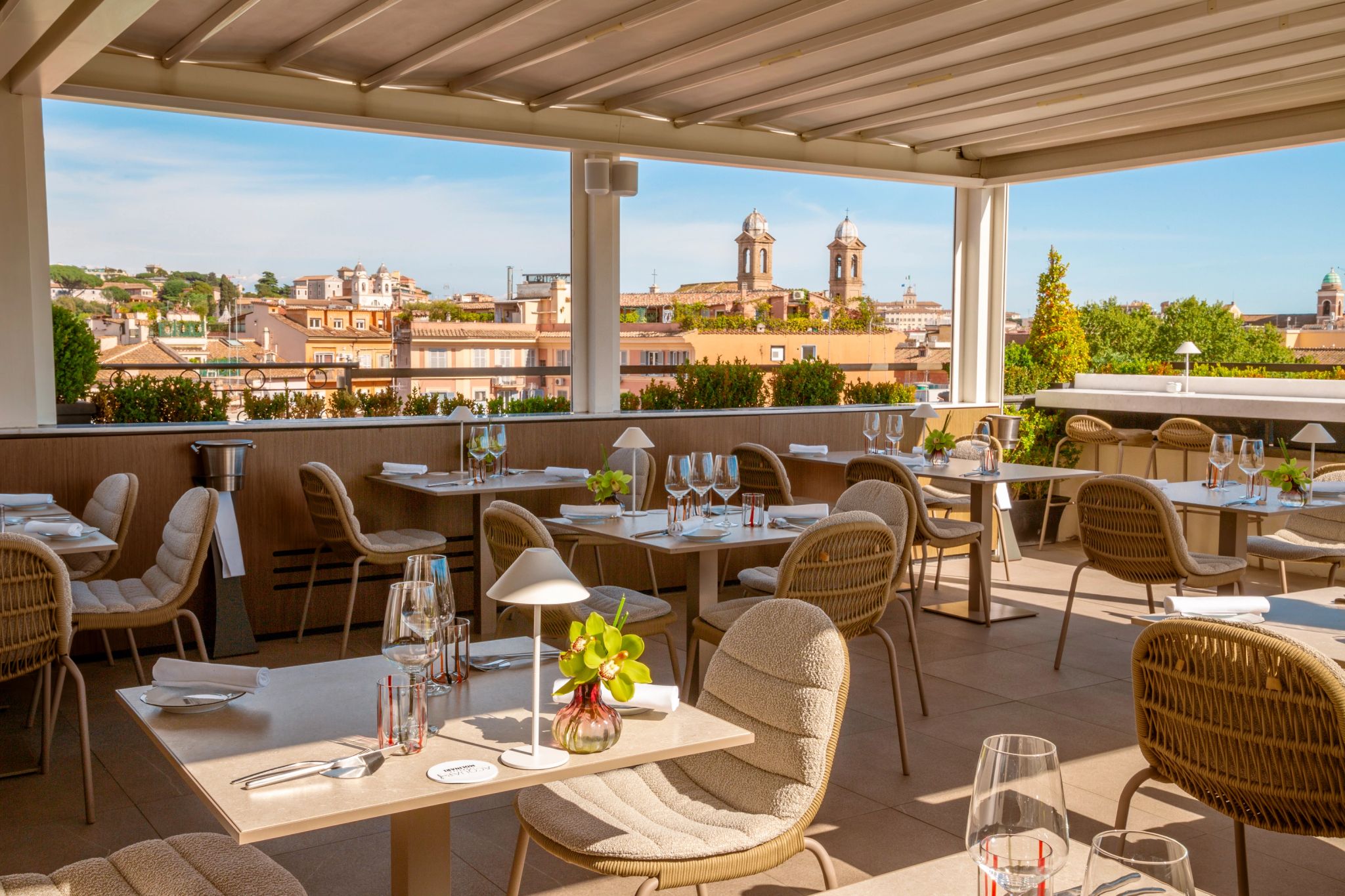 Restaurante Acquaroof Terrazza Molinari terraço gourmet - terraço vista mar - restaurante italiano