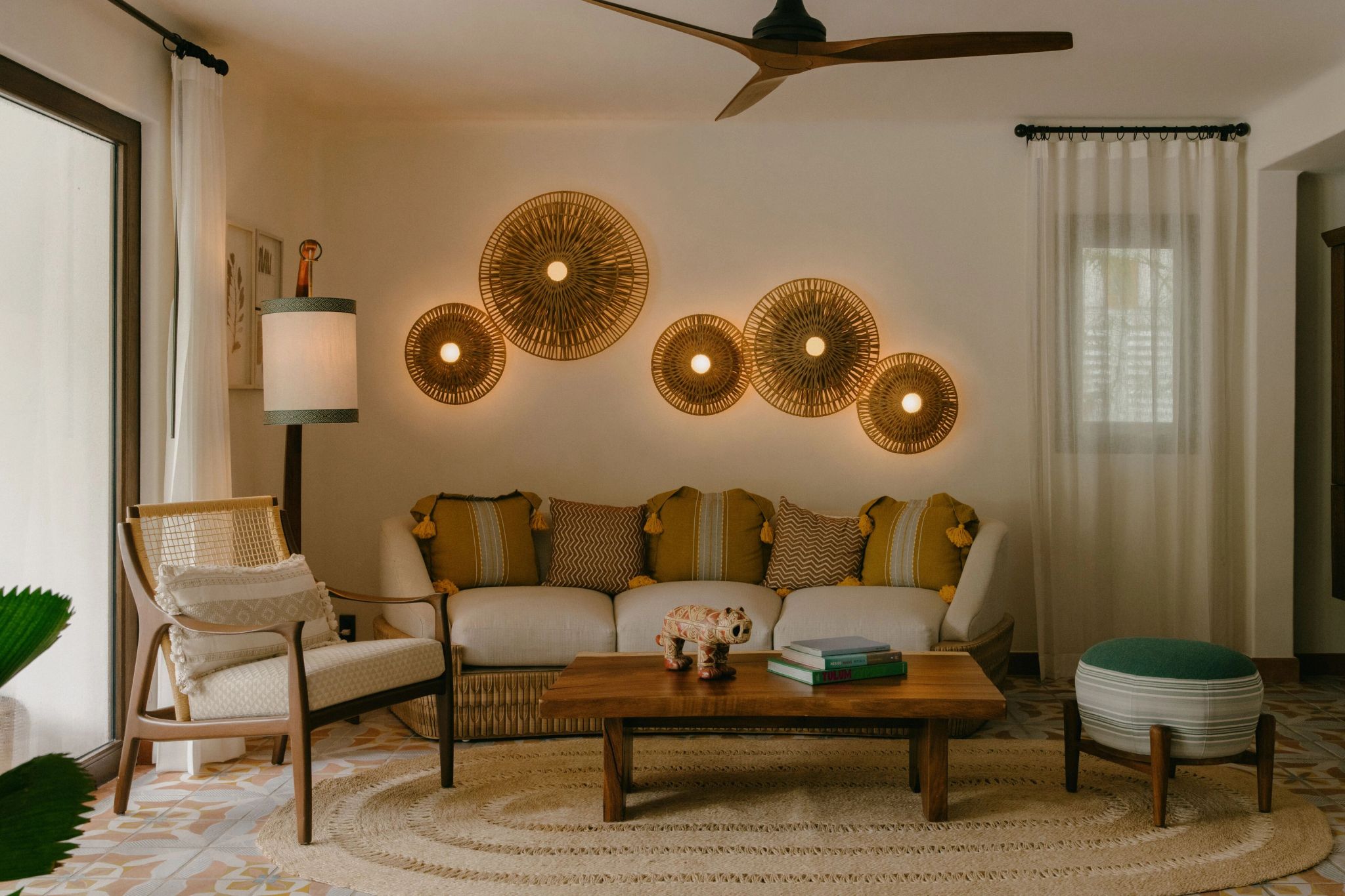 Garden View Junior Suite suite com sala – sala de estar – design tropical