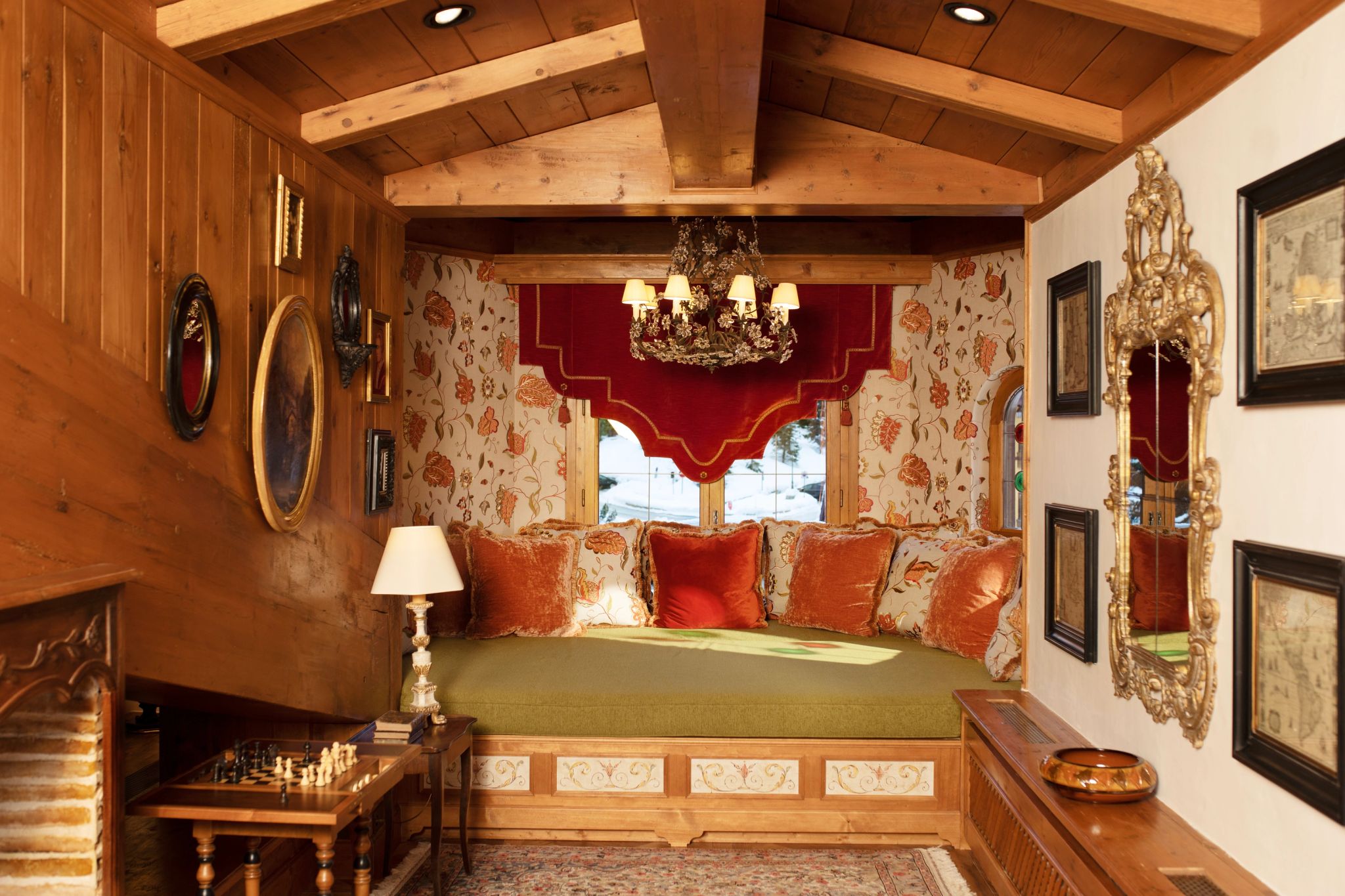 area de estar - decoraçao de luxo – suite 5 estrelas