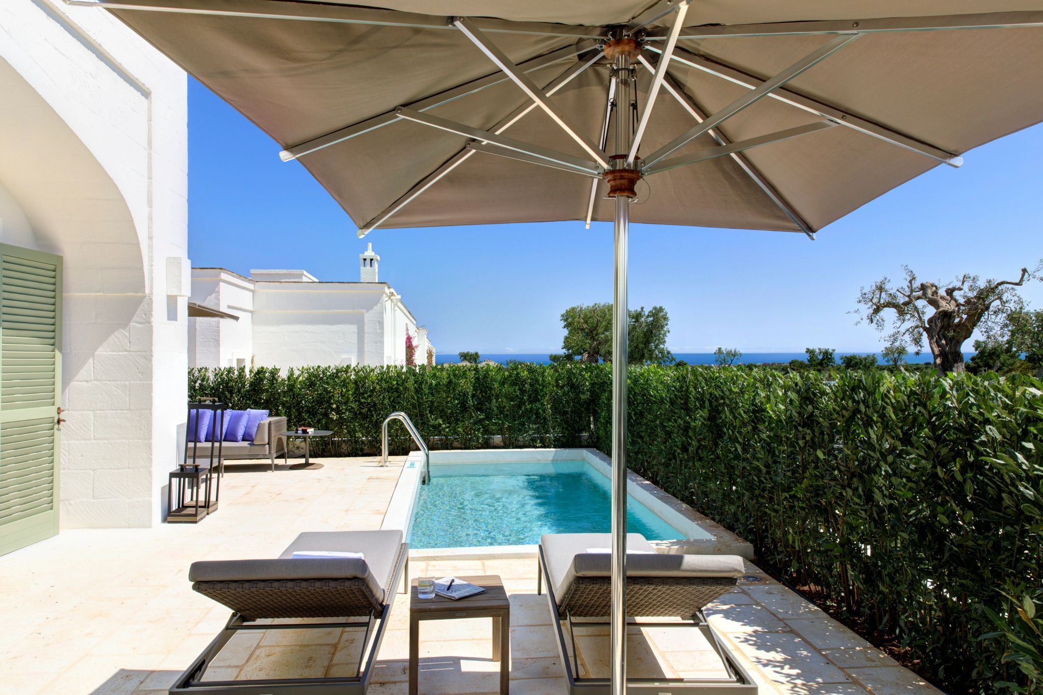 Grand Suite Terrace Garden Plunge Pool piscina externa - terraço privativo - terraço de luxo - suite com terraço - suite com piscina