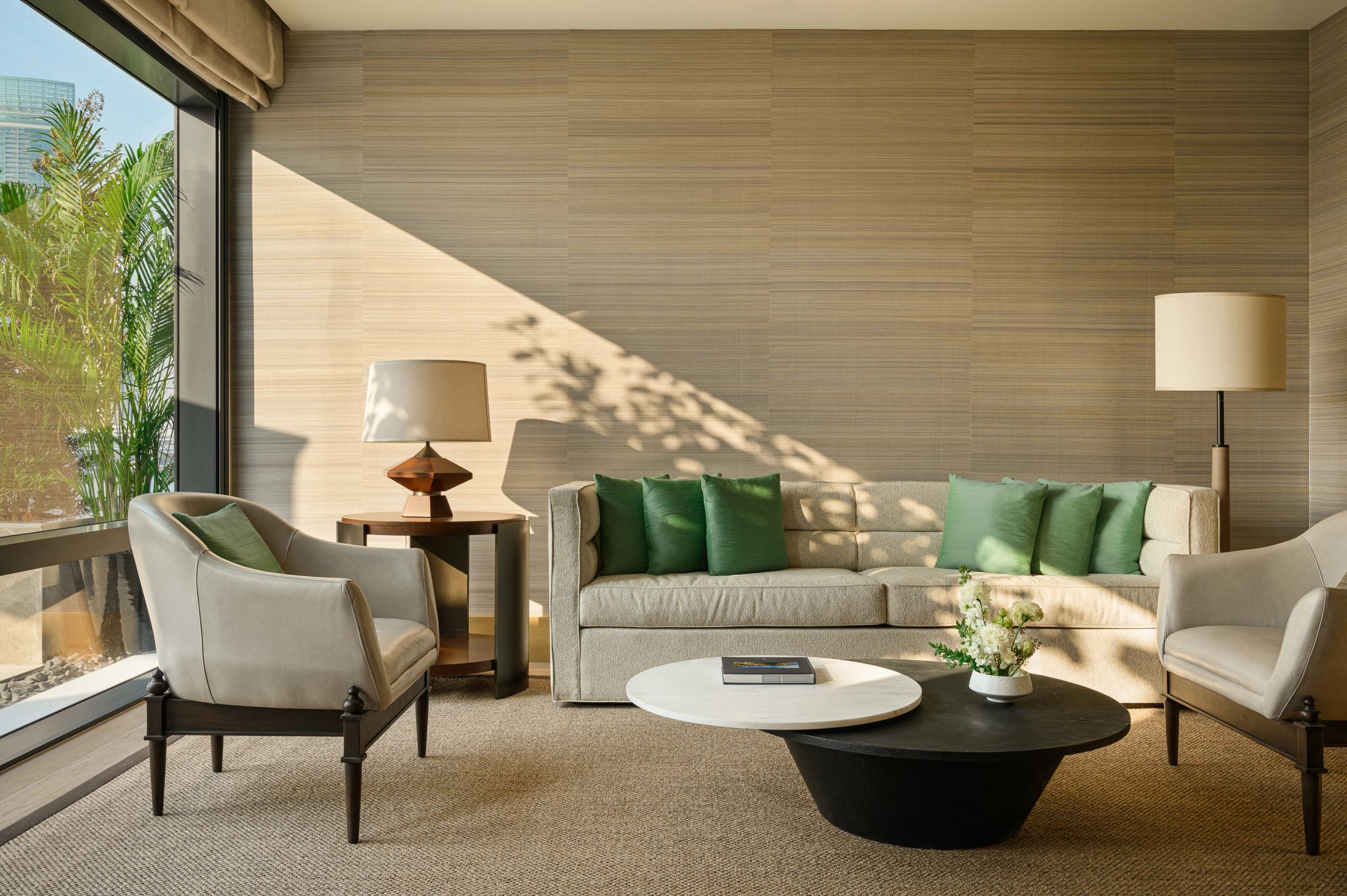 Verandah Suite sofa confortavel - sala moderna - suite moderna