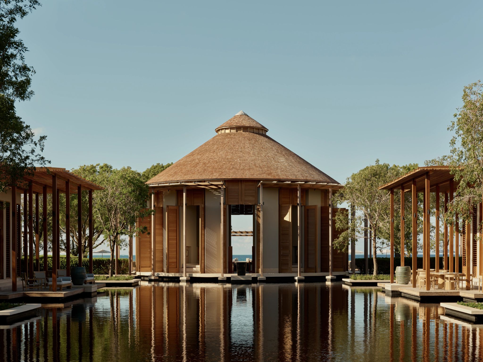 Pavilhão de Entrada Amanyara  arquitetura de luxo – amanyara turks and caicos