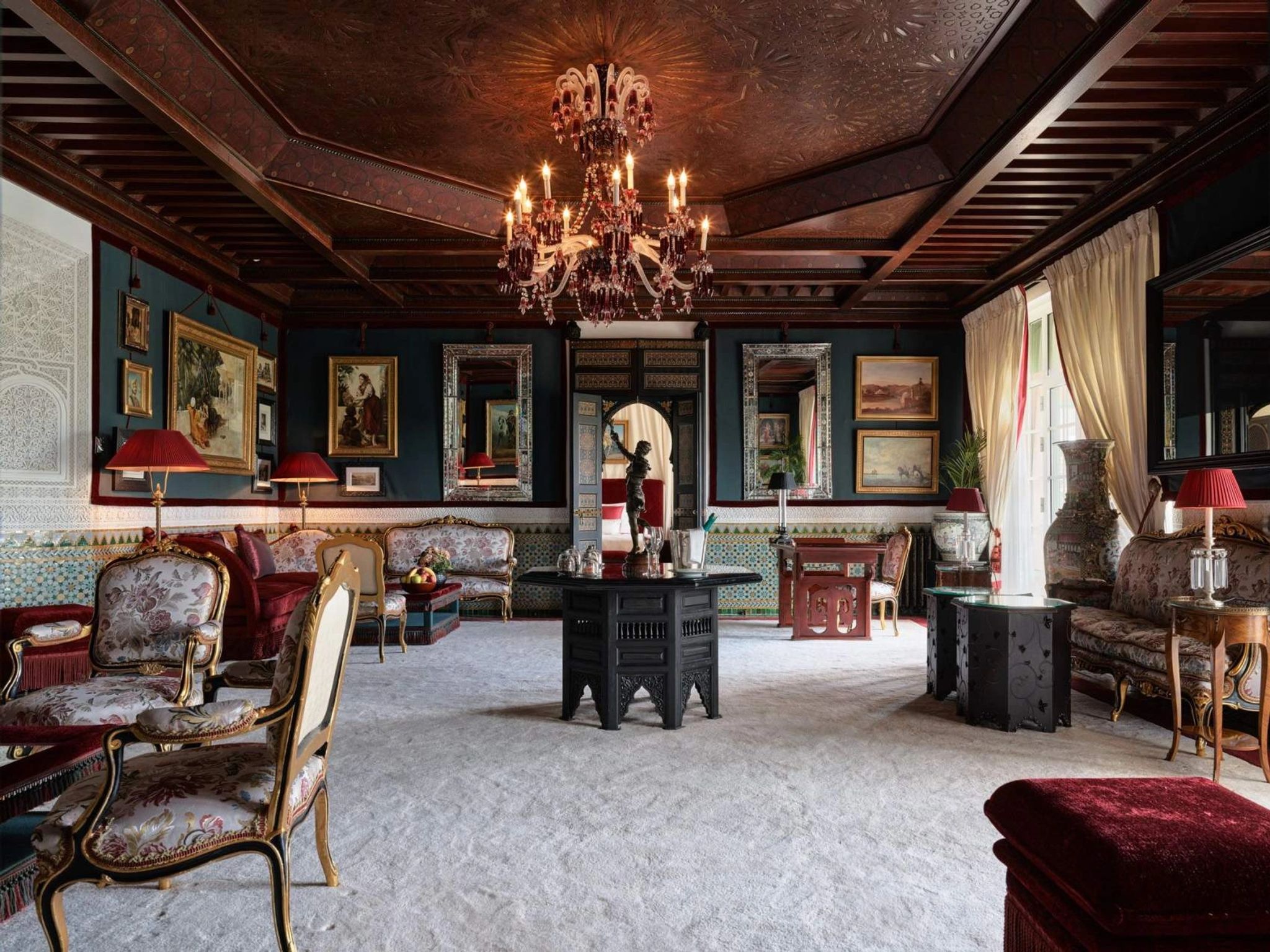 Suite Al Mamoun sala estar al mamoun - living suite jardins - area estar mamounia