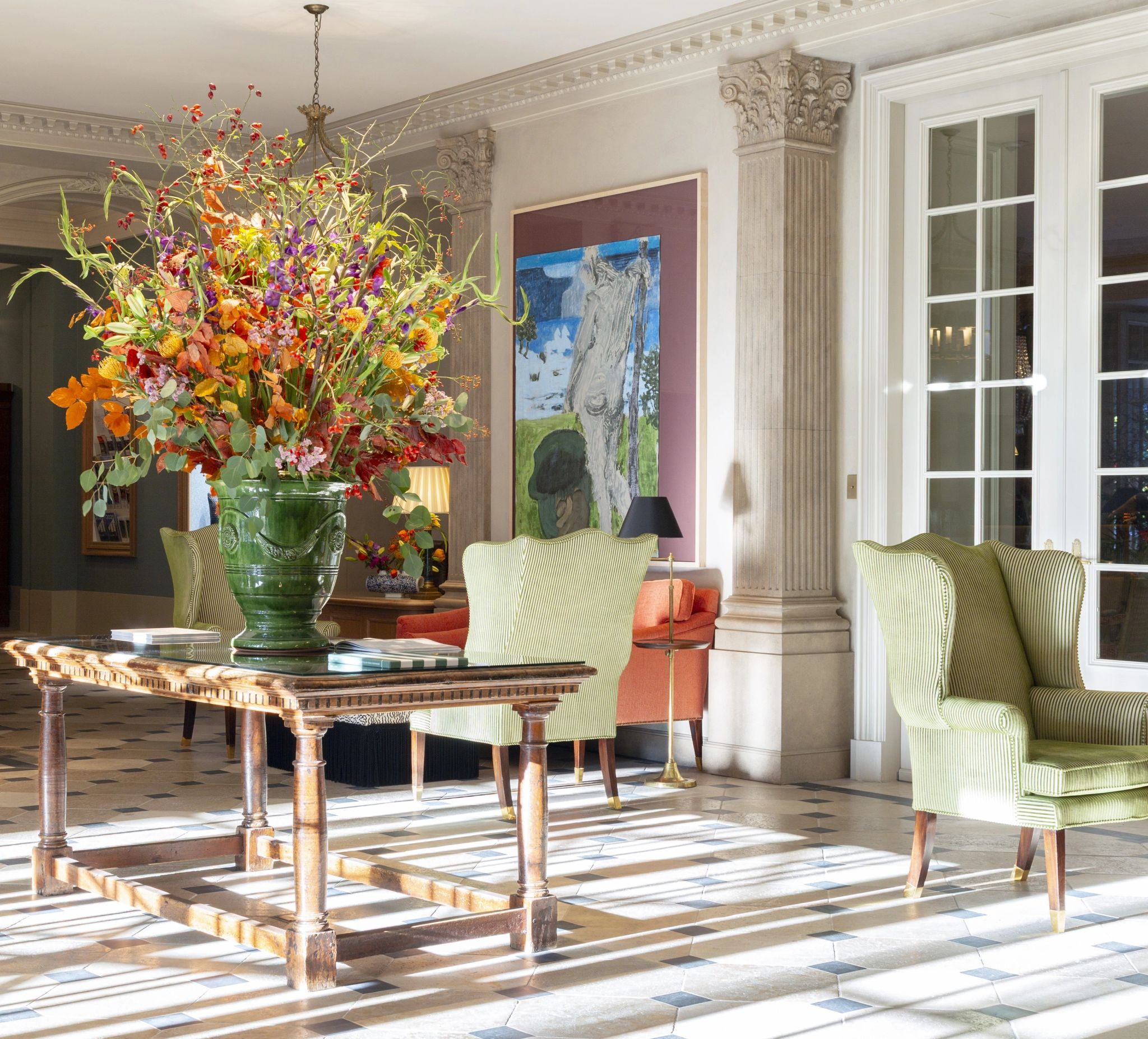 Lobby lobby elegante - decoracao sofisticada - hotel cinco estrelas