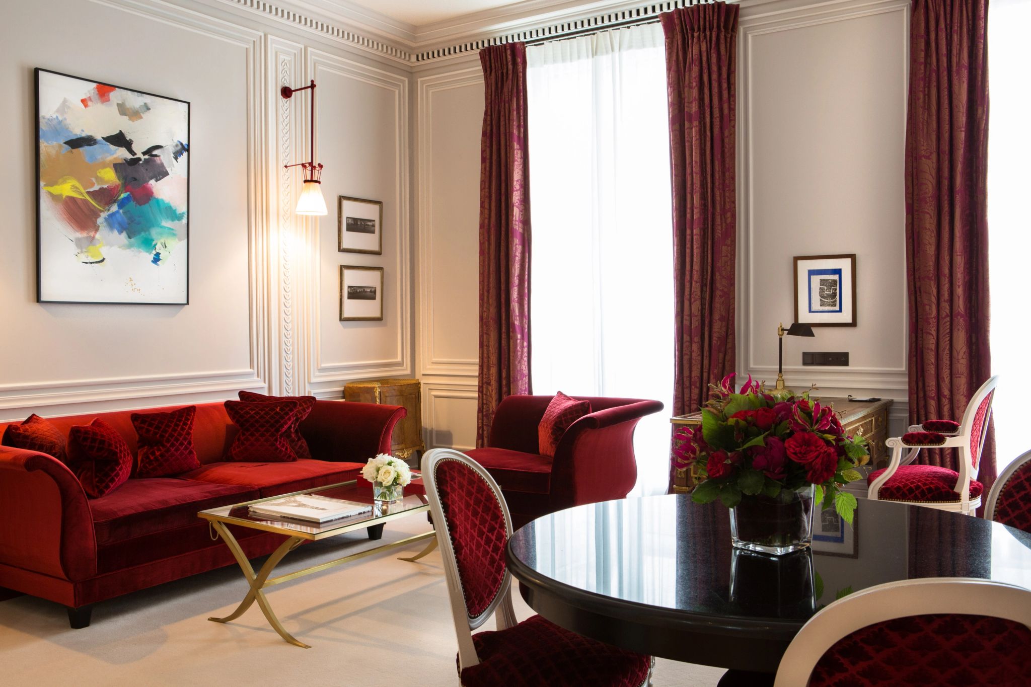 Prestige Suite sala de estar - sala chique - suite chique - suite espaçosa - suite de luxo