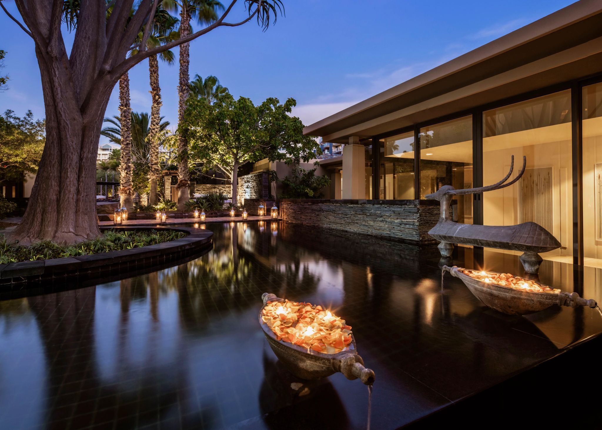 entrada spa - lago sereno - bem estar - hotel bem estar - spa de luxo