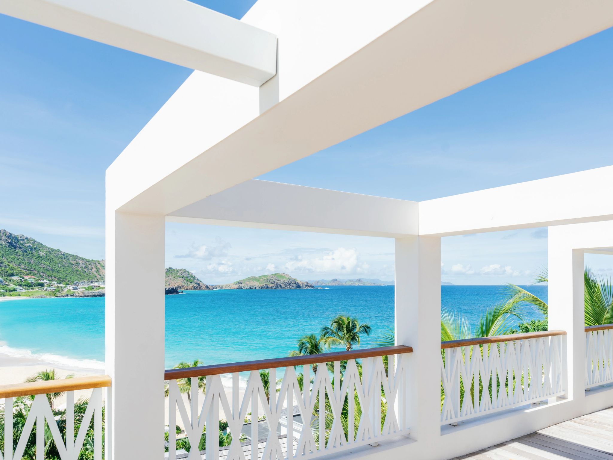 cheval blanc st barth – arquitetura tropical - vista mar - hotel frente mar