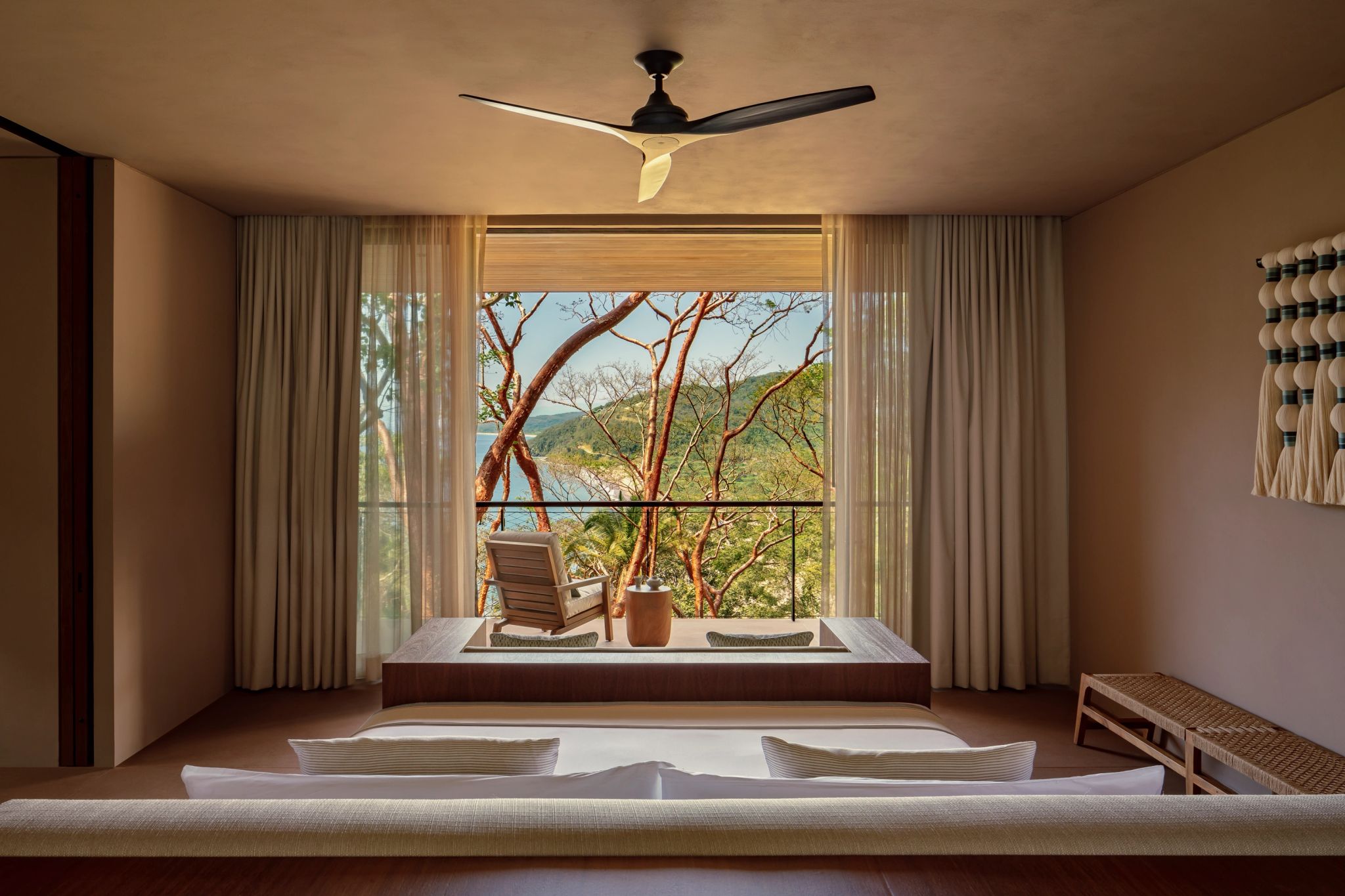 Private Home 02 - Four Bedrooms quarto com varanda - quartos vista mar - vista mar - varanda privativa – varanda