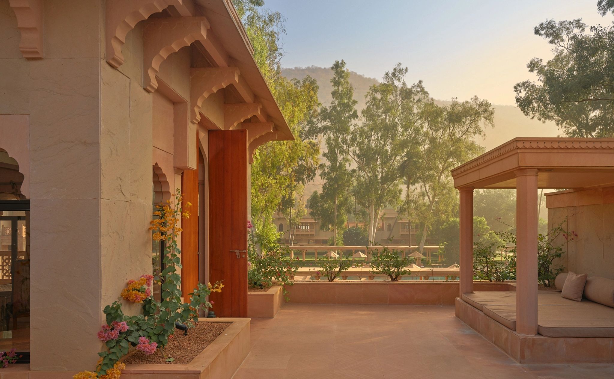 Terrace Haveli Suite suite com terraço - suite com vista - vista da piscina