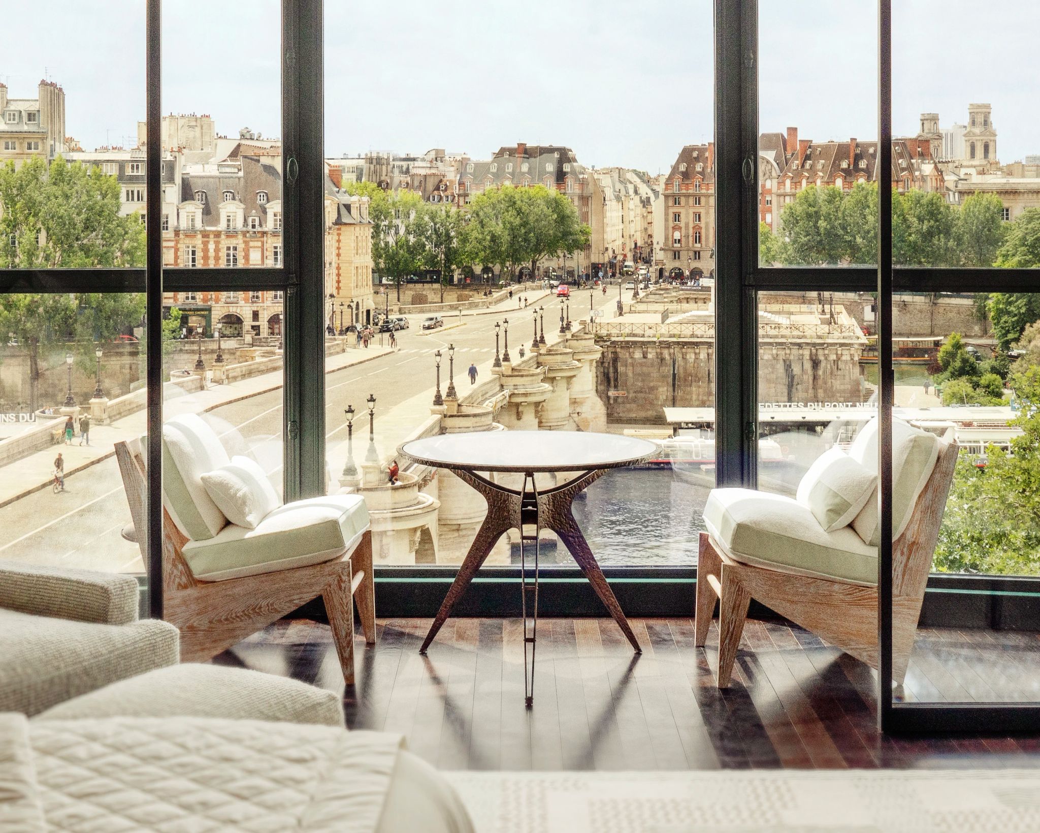 jardim na frança - vista do hotel - cheval blanc paris