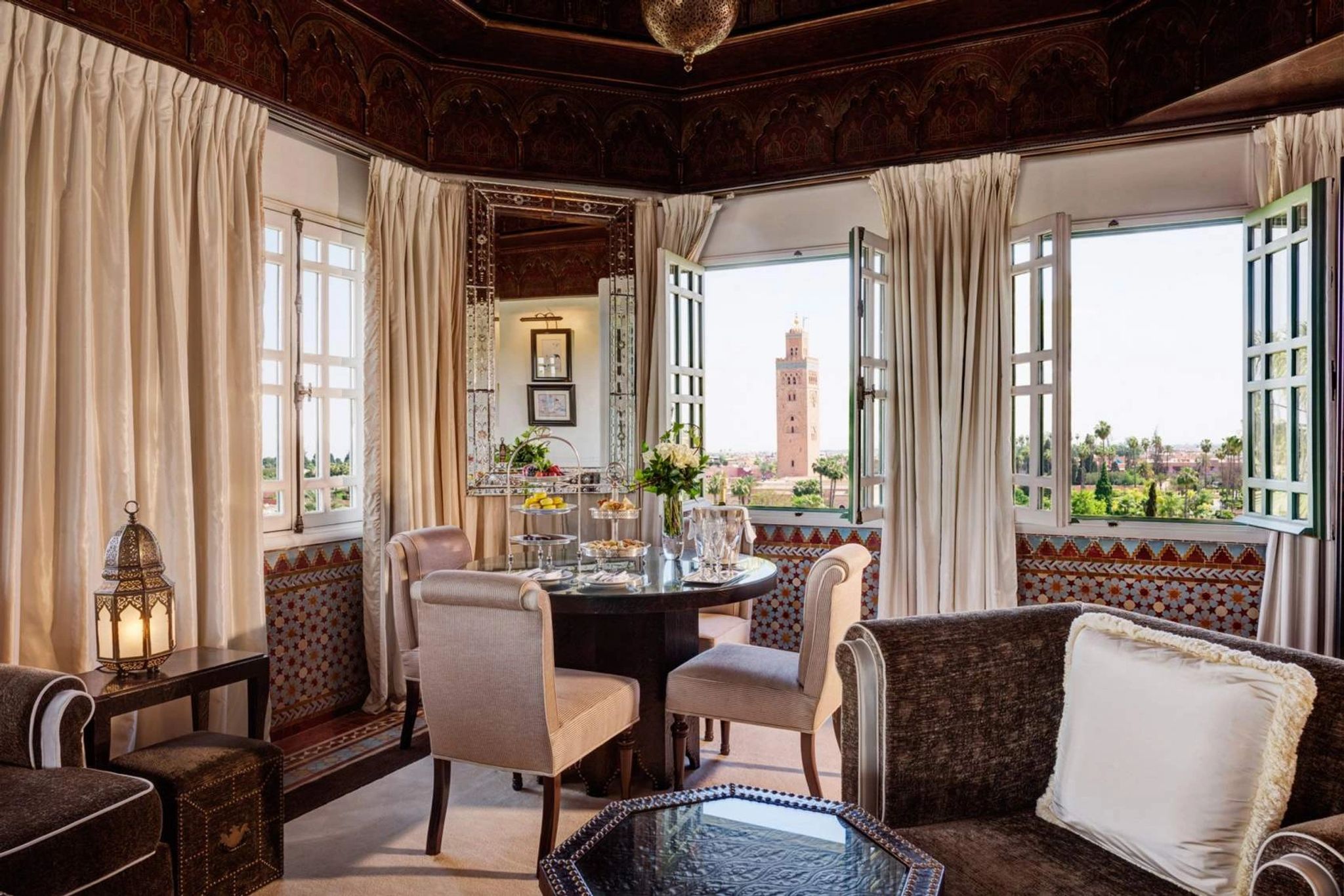Deluxe Koutoubia deluxe koutoubia mamounia - cama king mesquita - quarto vista koutoubia
