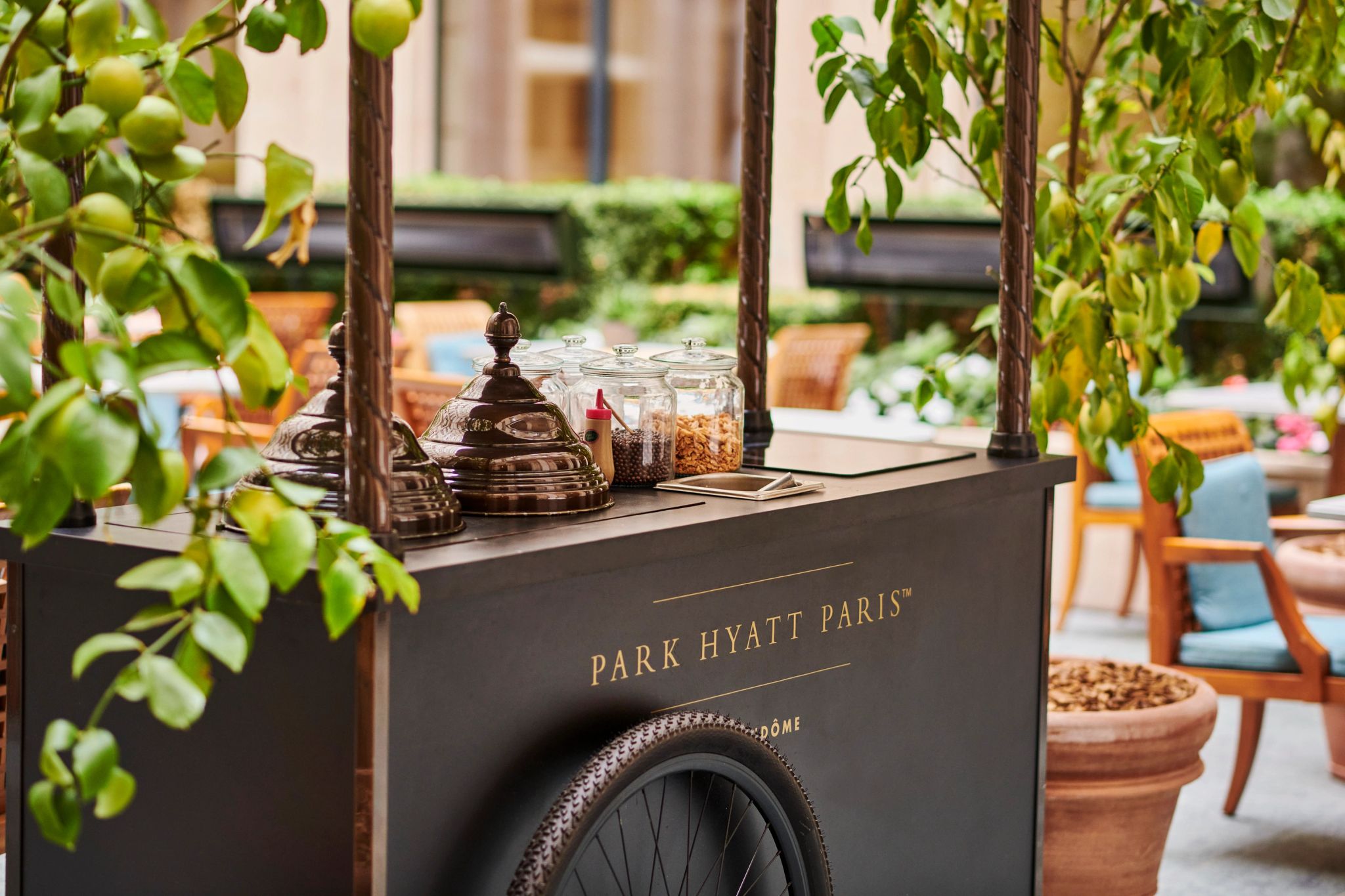 Café Jeanne carrinho de sorvete , restaurante ao ar livre