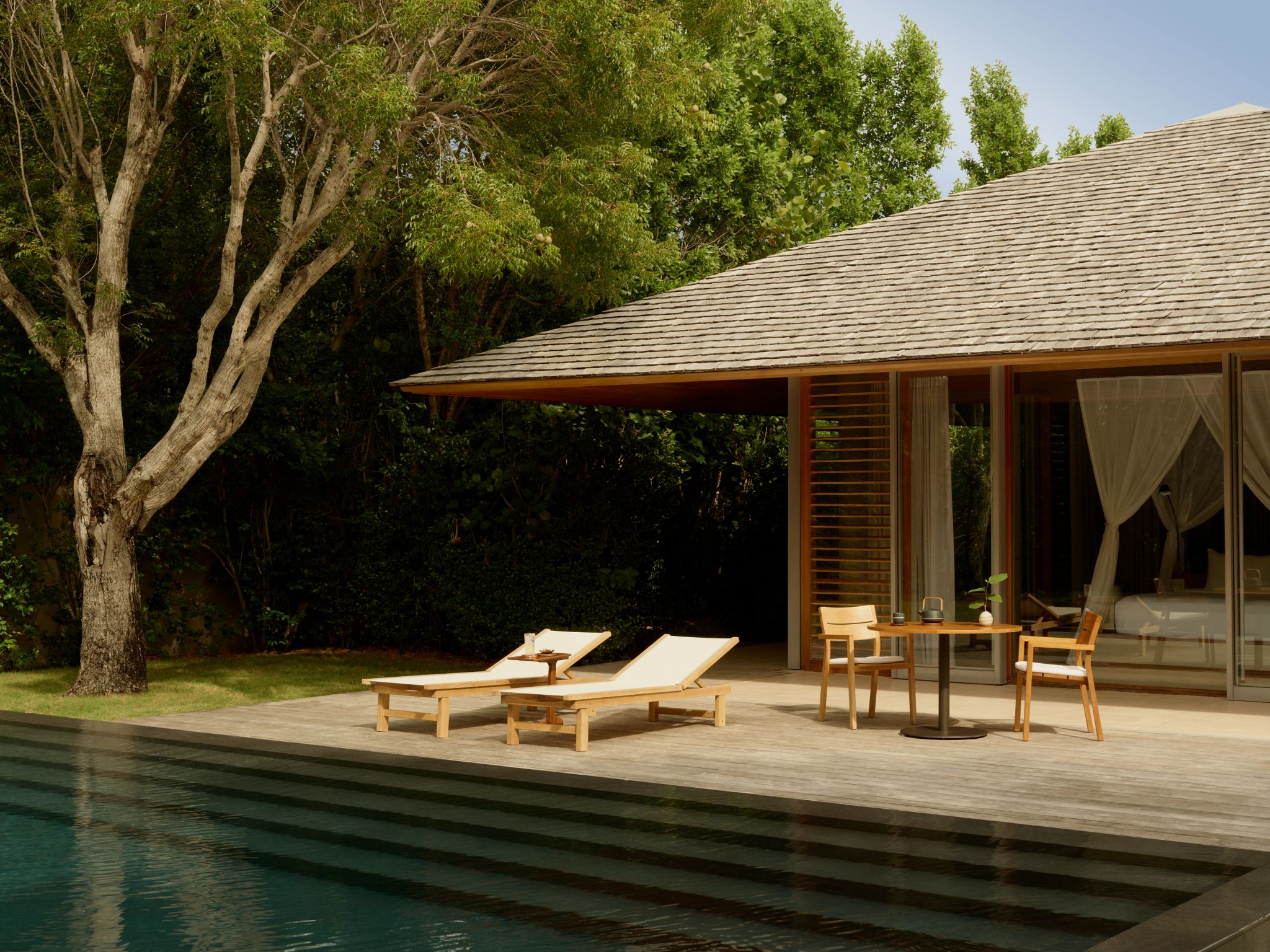 Deluxe Pool Pavilion suite 5 estrelas – piscina privativa – suite de luxo