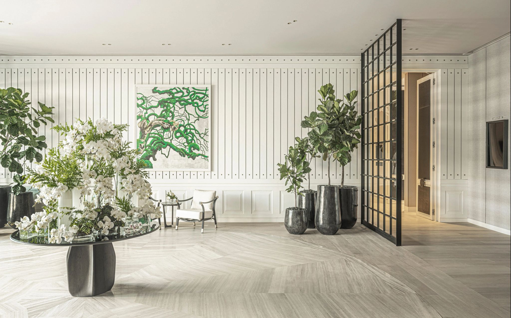 Entrada da sala de reuniões design de luxo - decoraçao moderna - business center