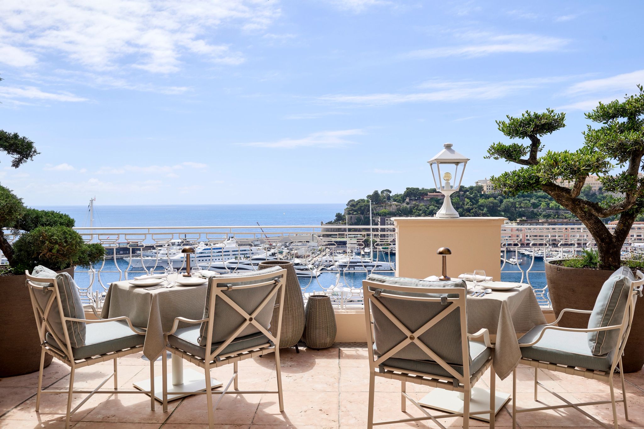 mar de monaco - vista para o mar - terraço vista mar - restaurante com terraço  