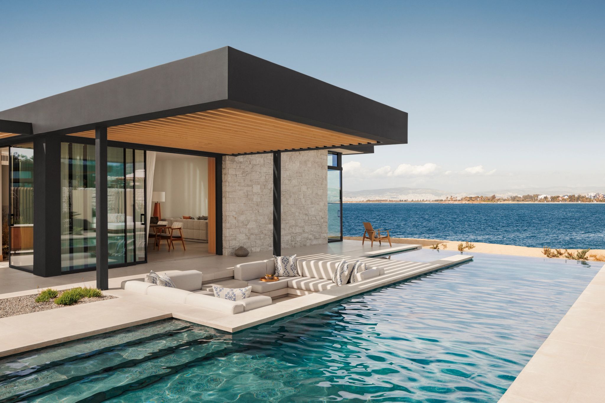 Villa Nostos piscina infinita – vila grande – vista mar