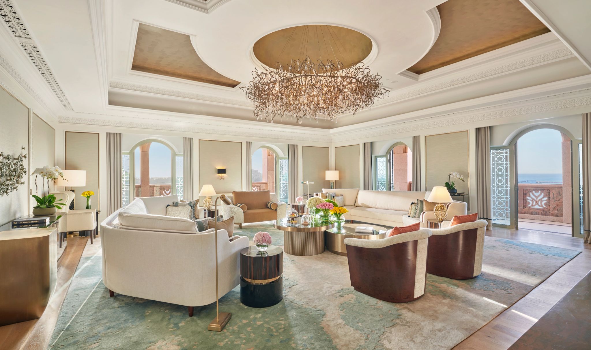 Royal Suite sala de estar - sala chique - sala moderna