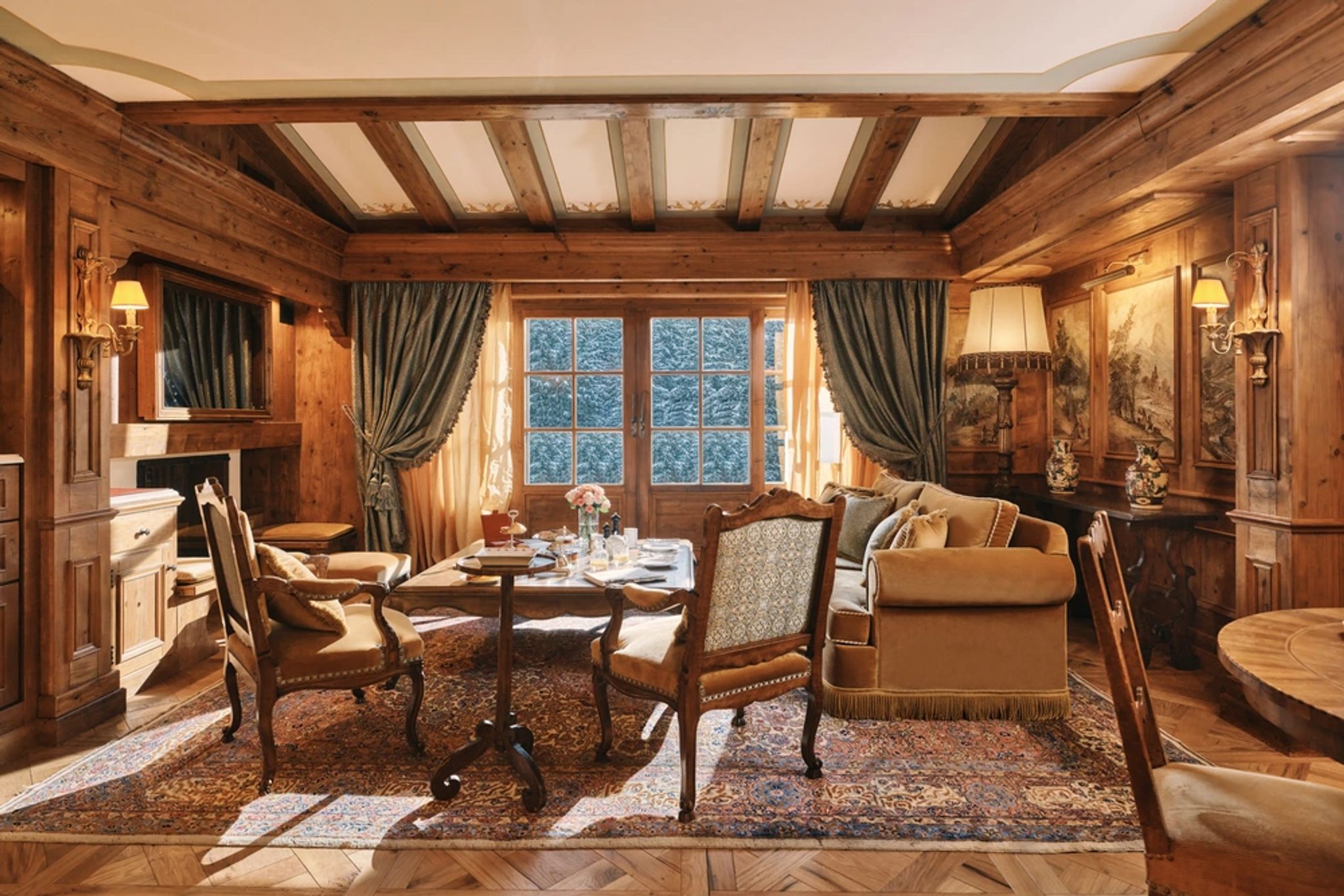 The Lys Martagon Suite  sala de estar - decoracao vintage