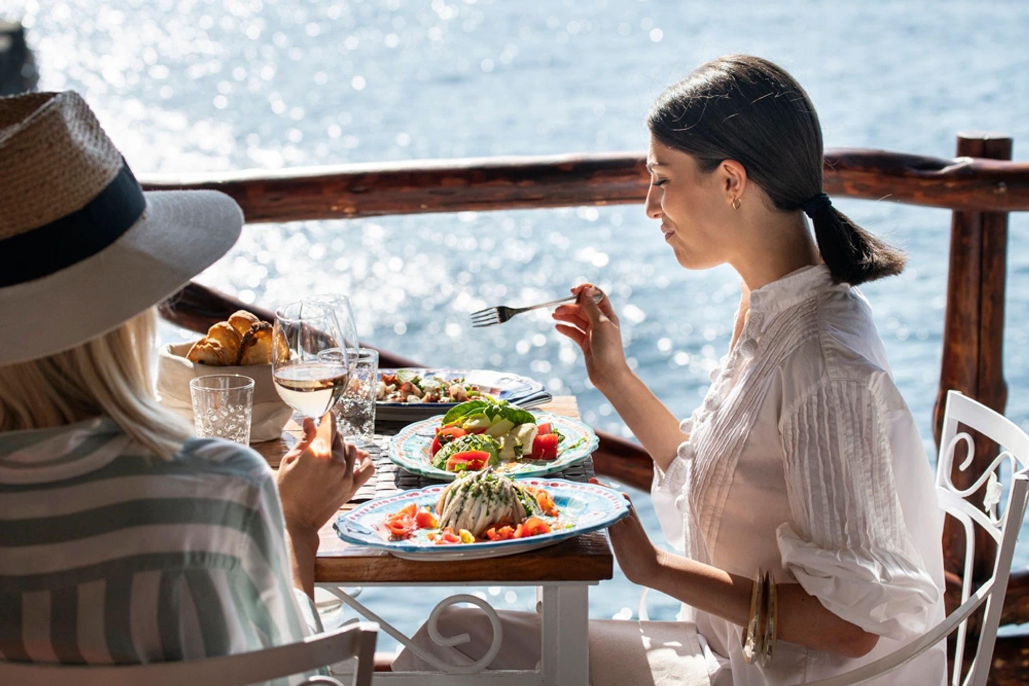 Restaurante Carlino restaurante frente mar - almoço ao ar livre - restaurante com terraço