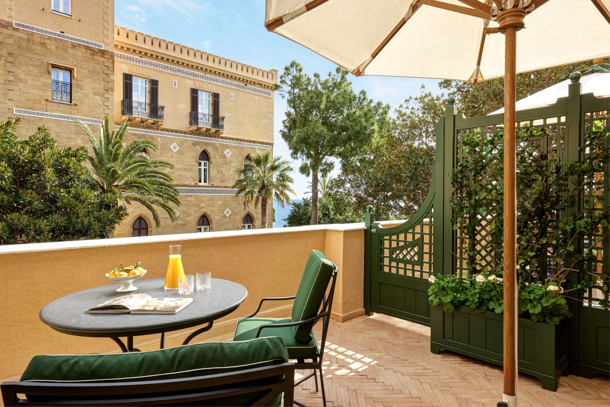 Junior Suite Terrace suite com terraço - terraço gourmet – area externa suite - cafe da manha privativo