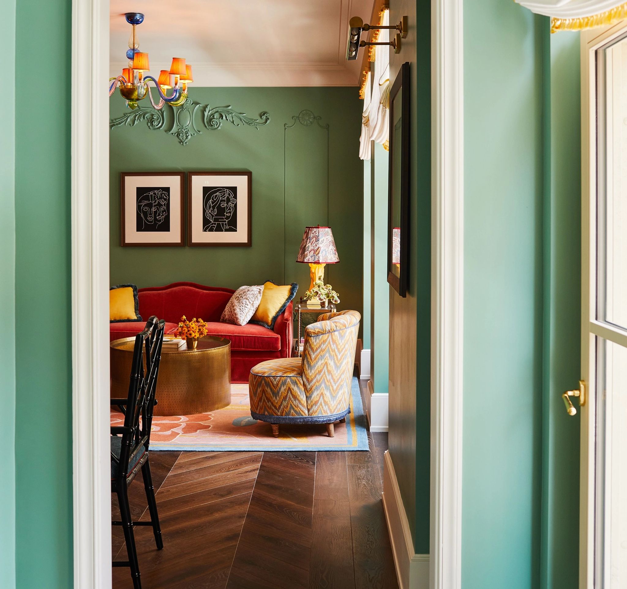 sala de estar suite premium - sofa confortavel- area de convivio luxuosa