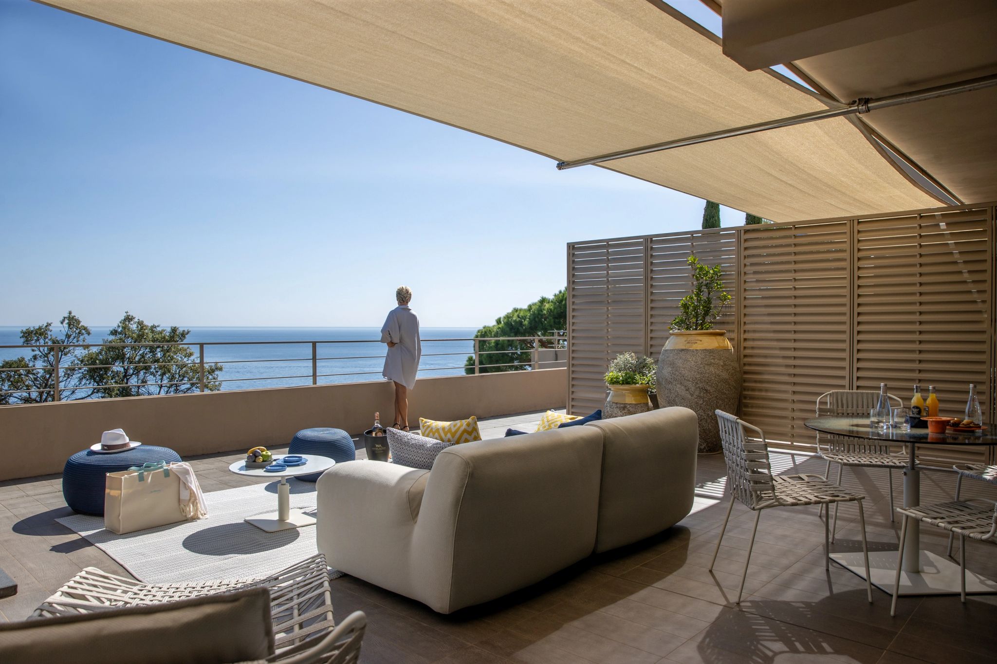 Deluxe Junior Suite Sea View Terrace terraço vista para o mar - terraço privativo – vista mar