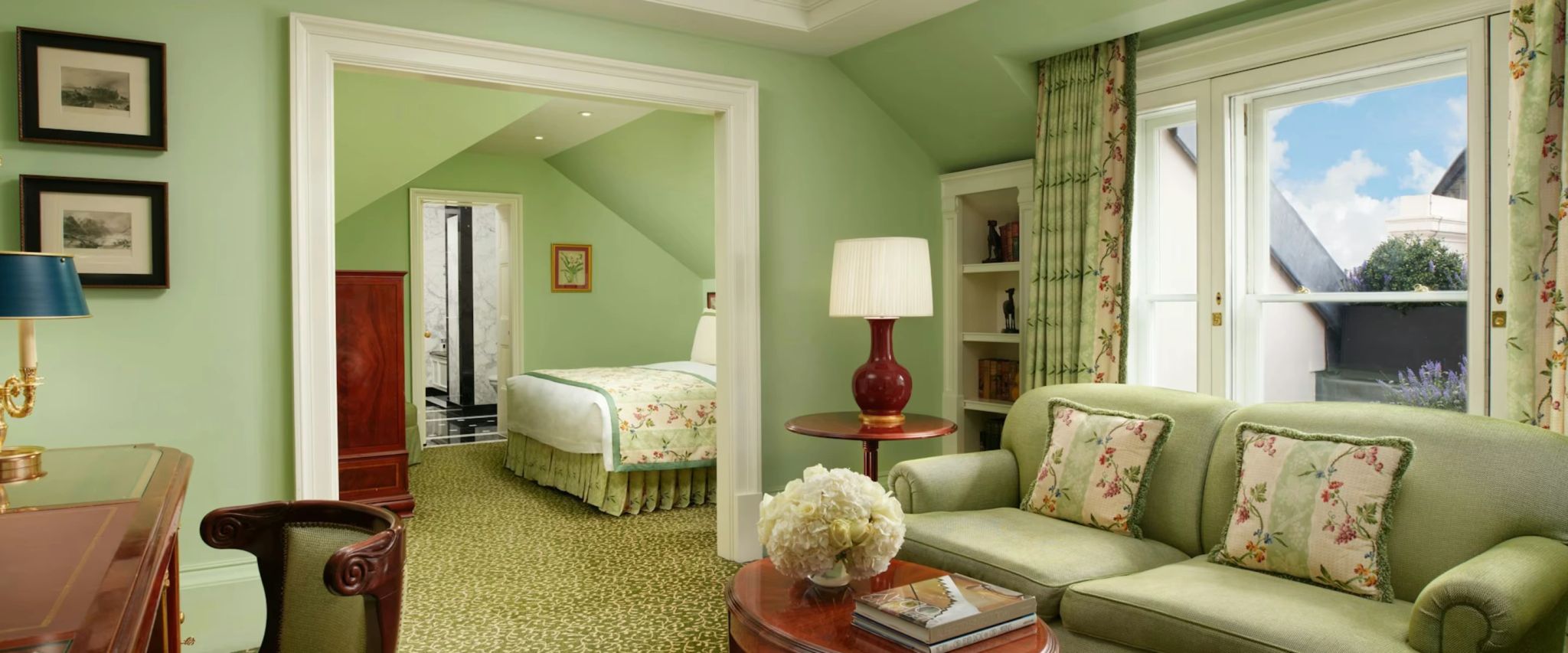 Terrace Suite cama king - suite com terraco - decoracao regency