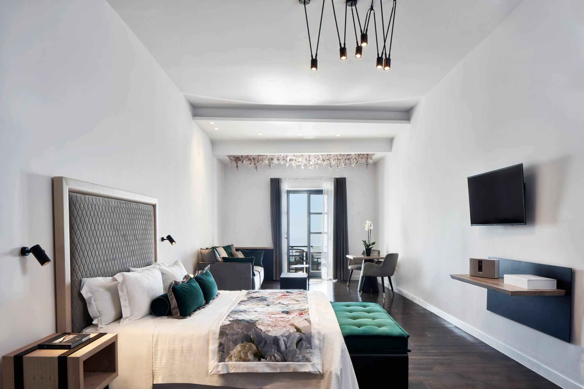 Senior Jetted Tub Suite Sea View suite de luxo - suite moderna - suite casal - cama king