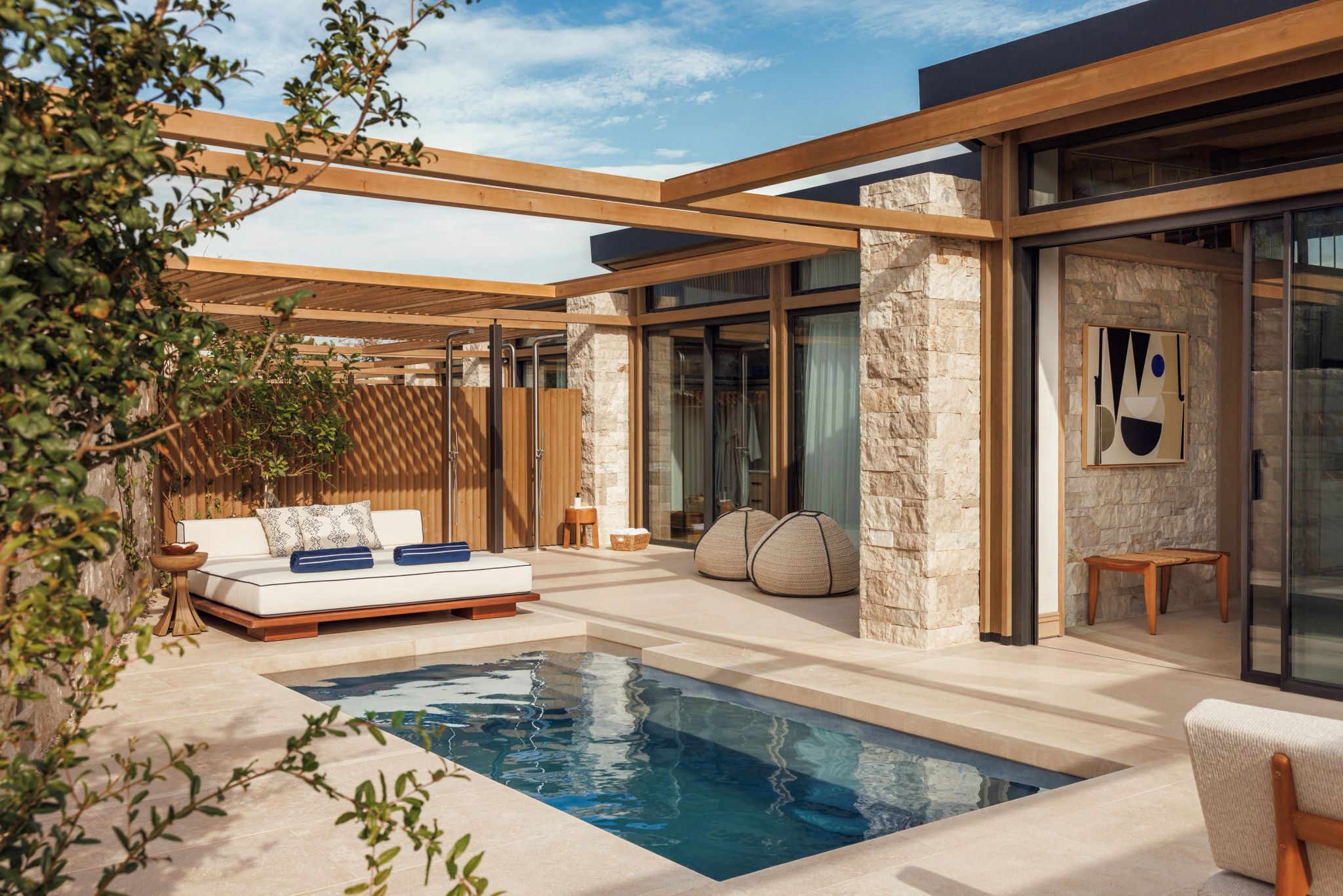 Riviera Bungalow Suite Seafront terraço da suite - piscina – suite de luxo