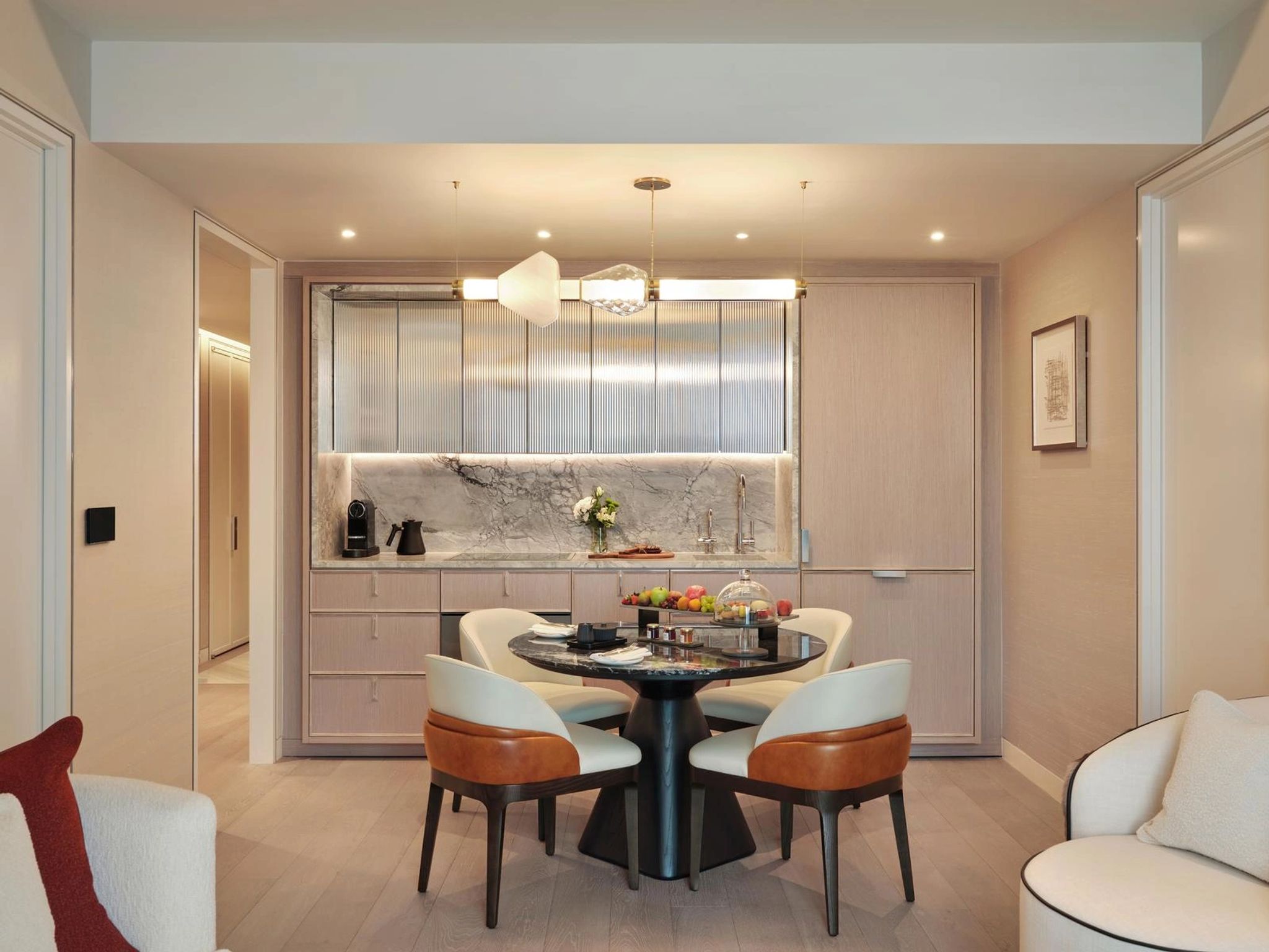 Three Bedroom Residence cozinha gourmet - area de jantar - ambiente integrado