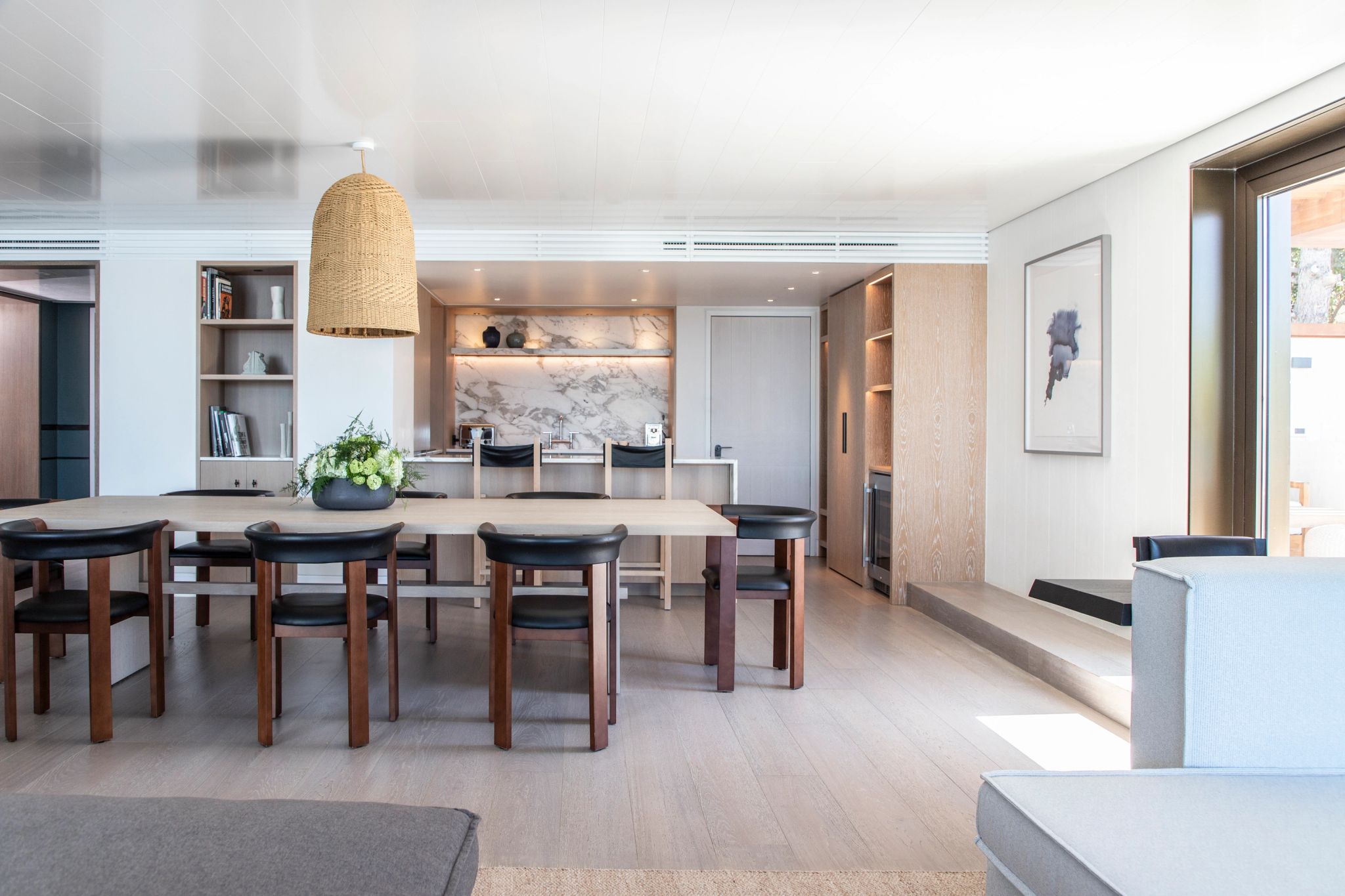 Nafsika Ambassador Suite sala de jantar - mesa de jantar - jantar em familia