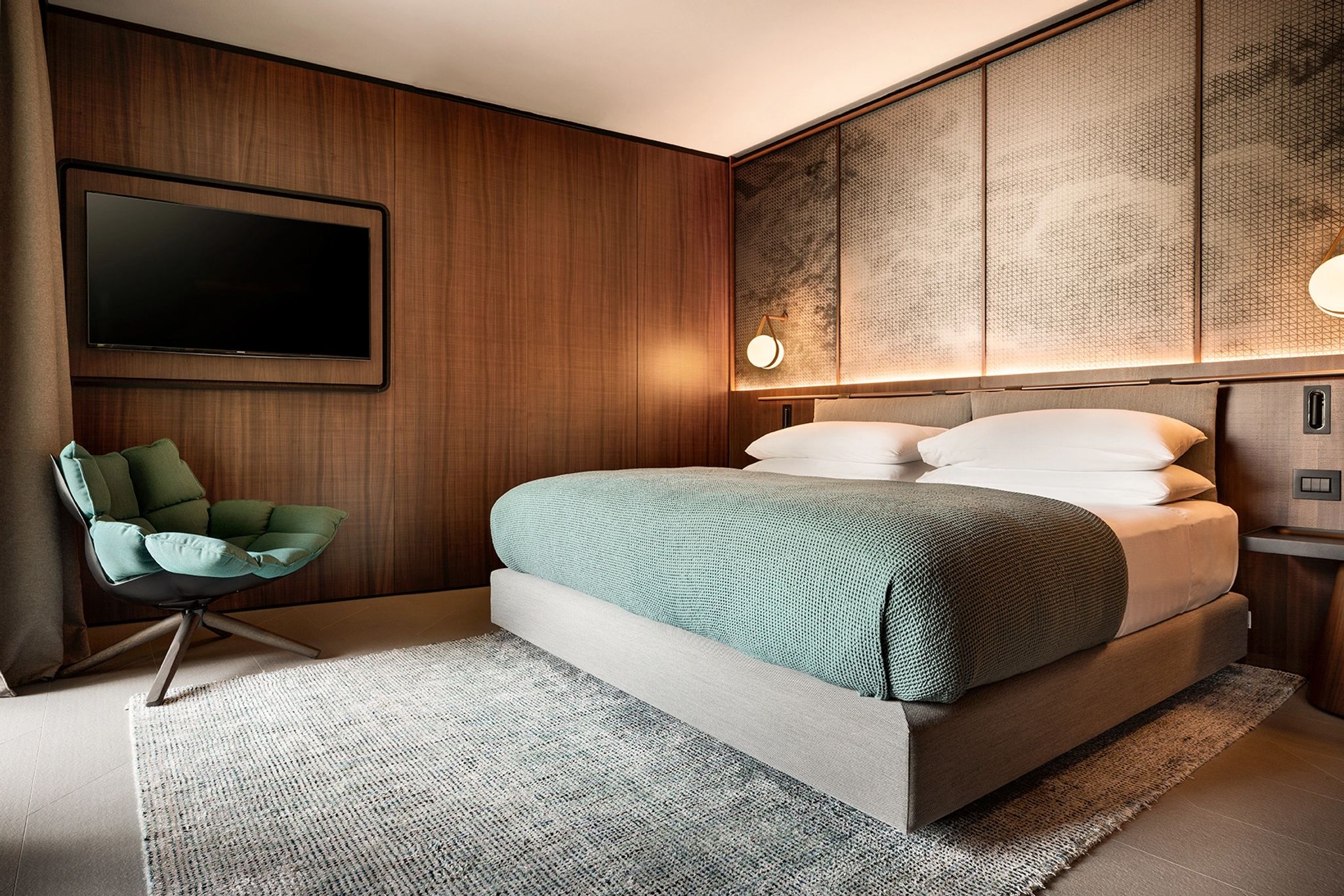 Alcova Suite cama casal – design de luxo – suite 5 estrelas