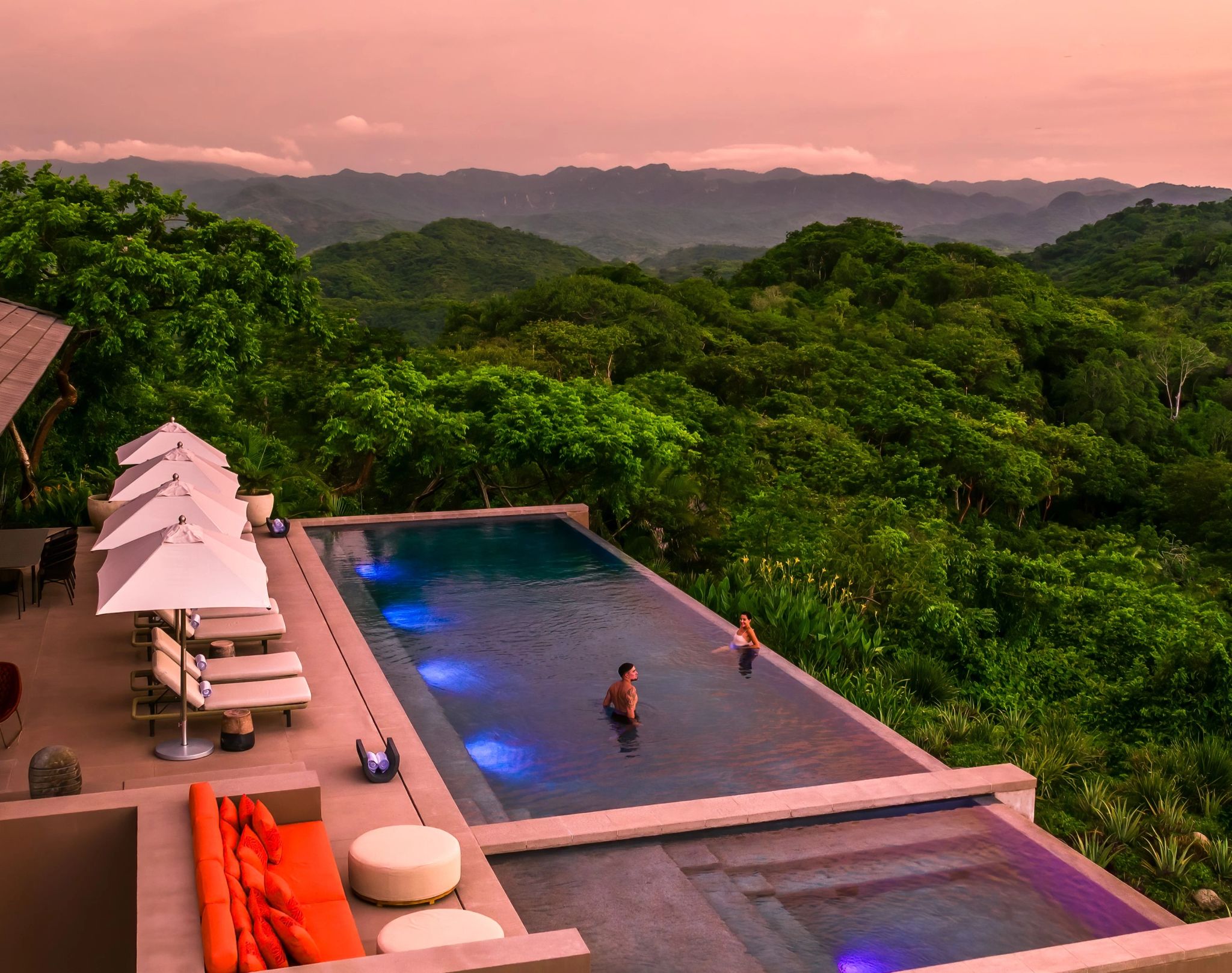 piscina vista mar – area externa suite – piscina de luxo - piscina ao ar livre - terraço com piscina