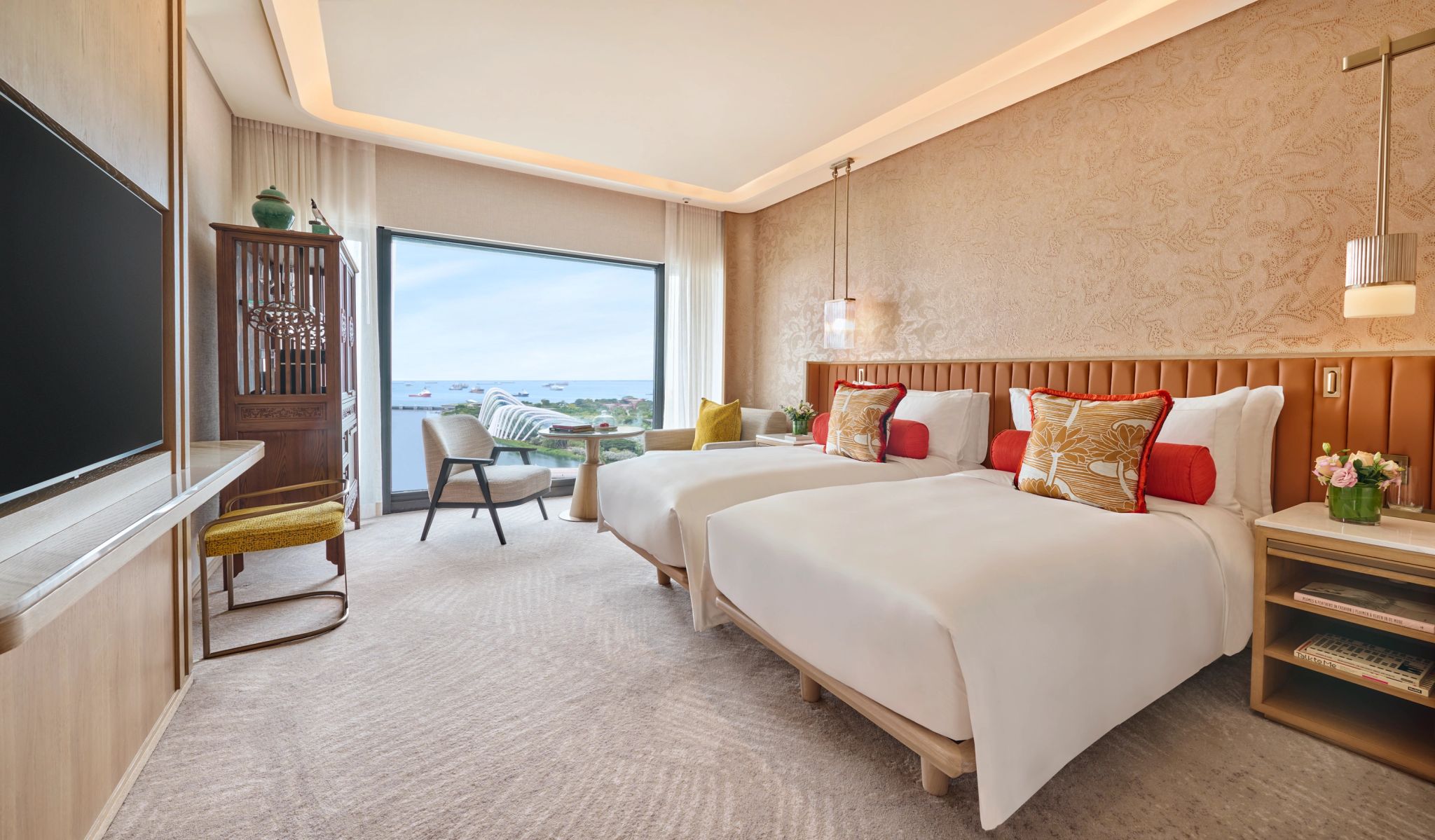 Sea View Twin quarto vista mar – design de luxo – cama twin