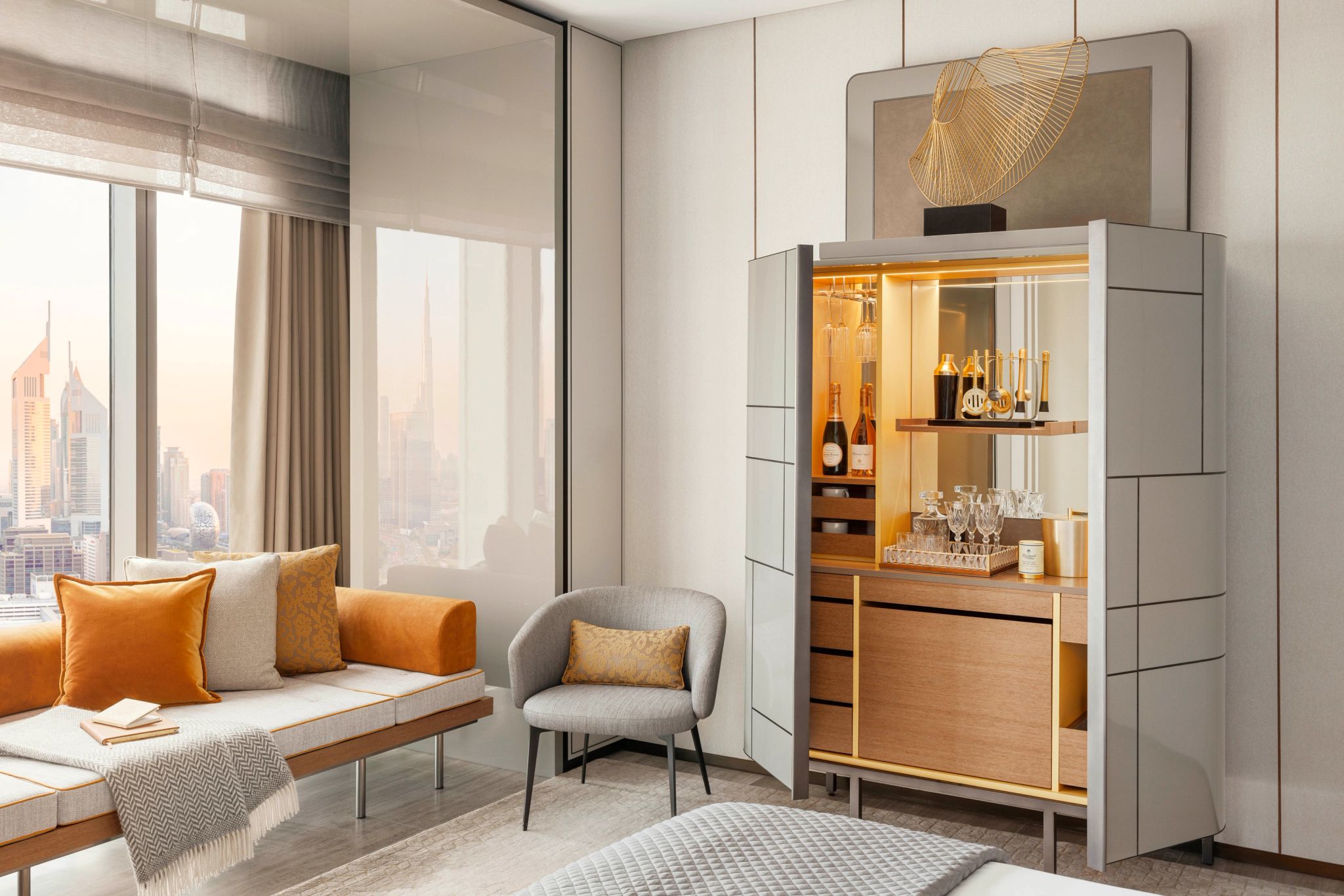 decoraçao de luxo – area de estar – quarto com vista