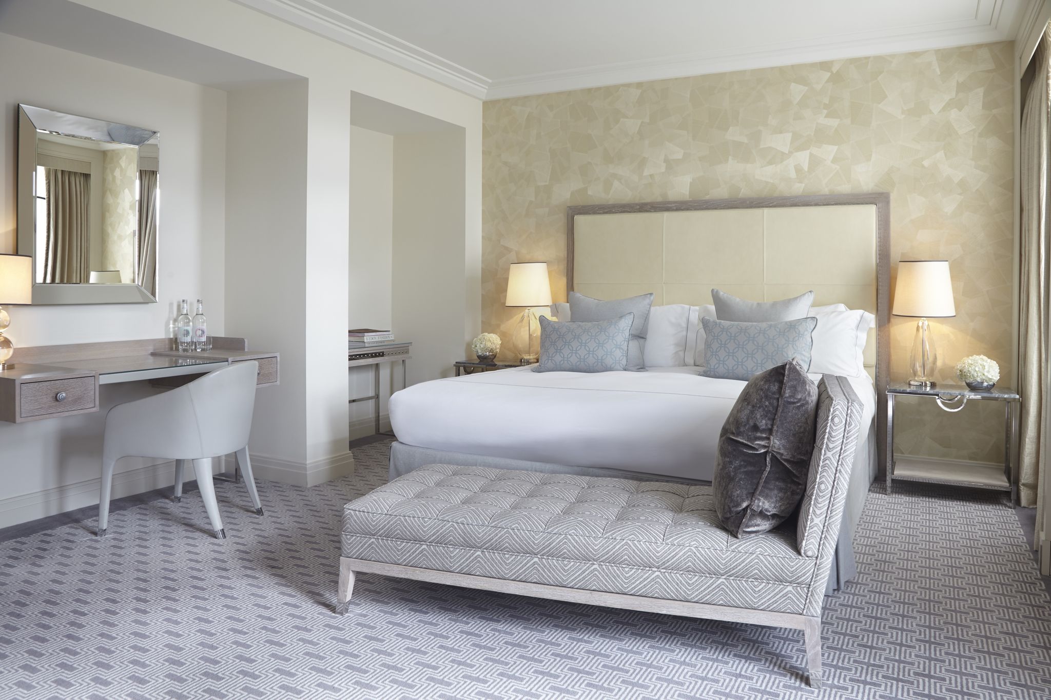 mesa de escritório - quarto de casal – quarto aconchegante