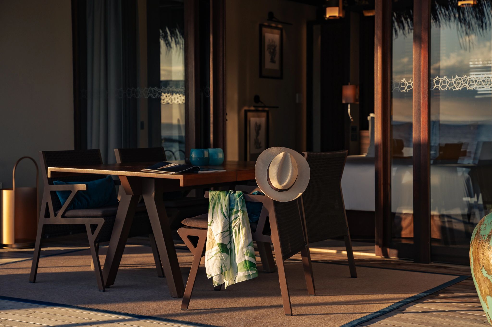 vista por do sol – suite com area de lazer – suite de luxo