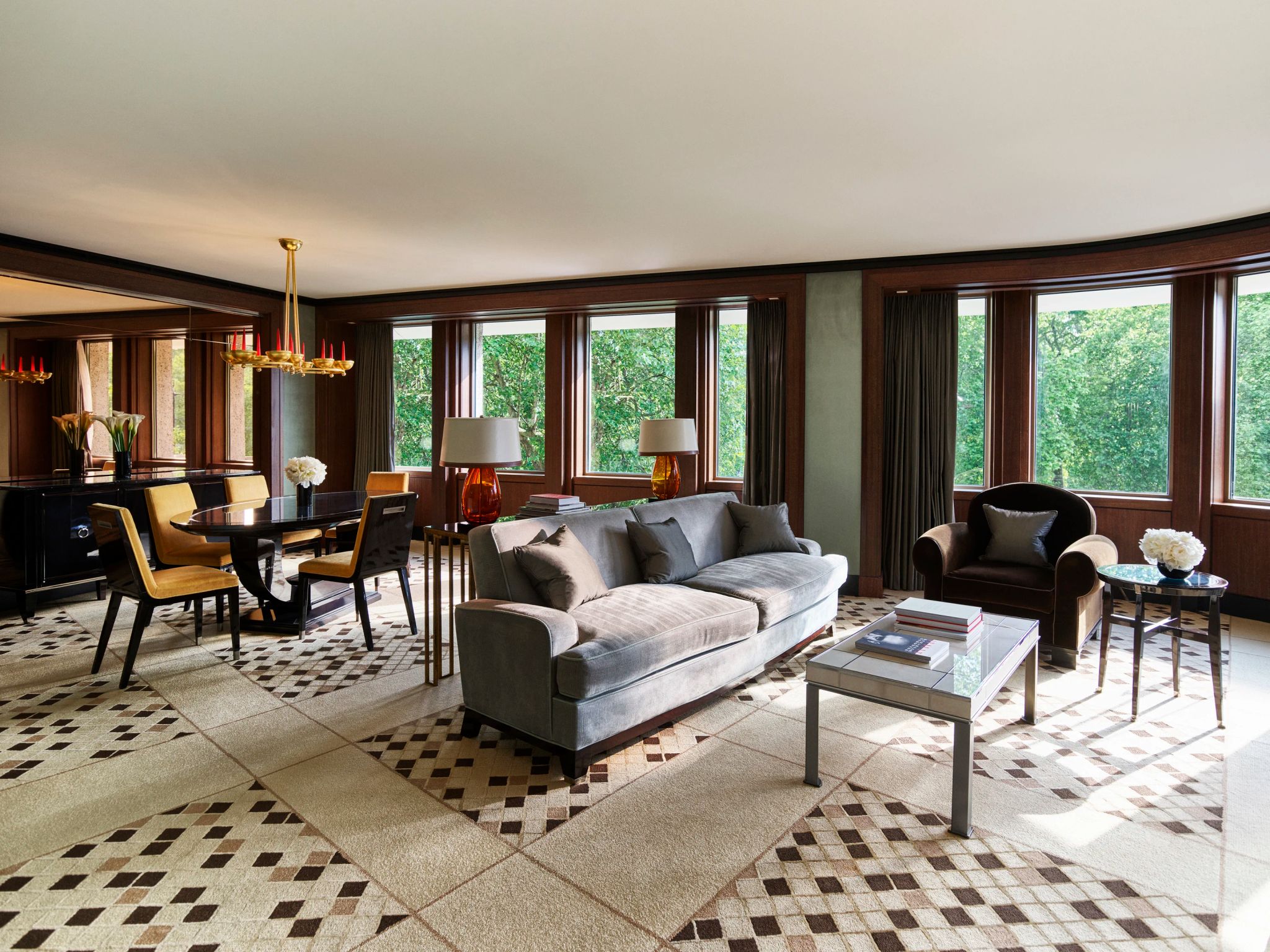 suite com sala - suite espaçosa - jantar privativo - mesa de jantar - suite de luxo