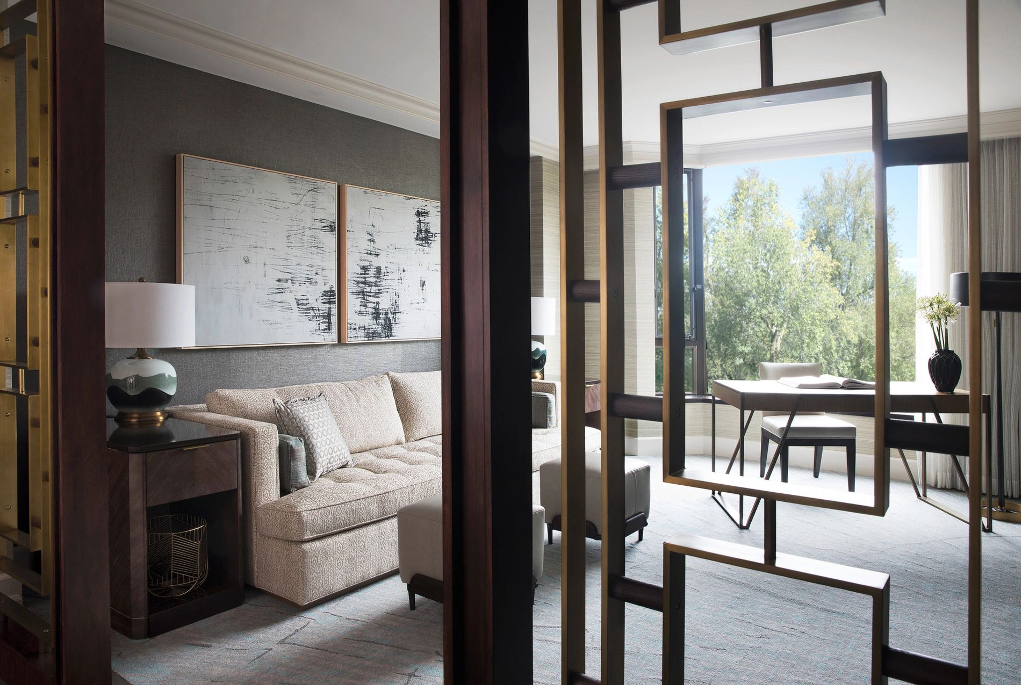 Presidential Suite sofa confortavel - sala de estar - sala moderna