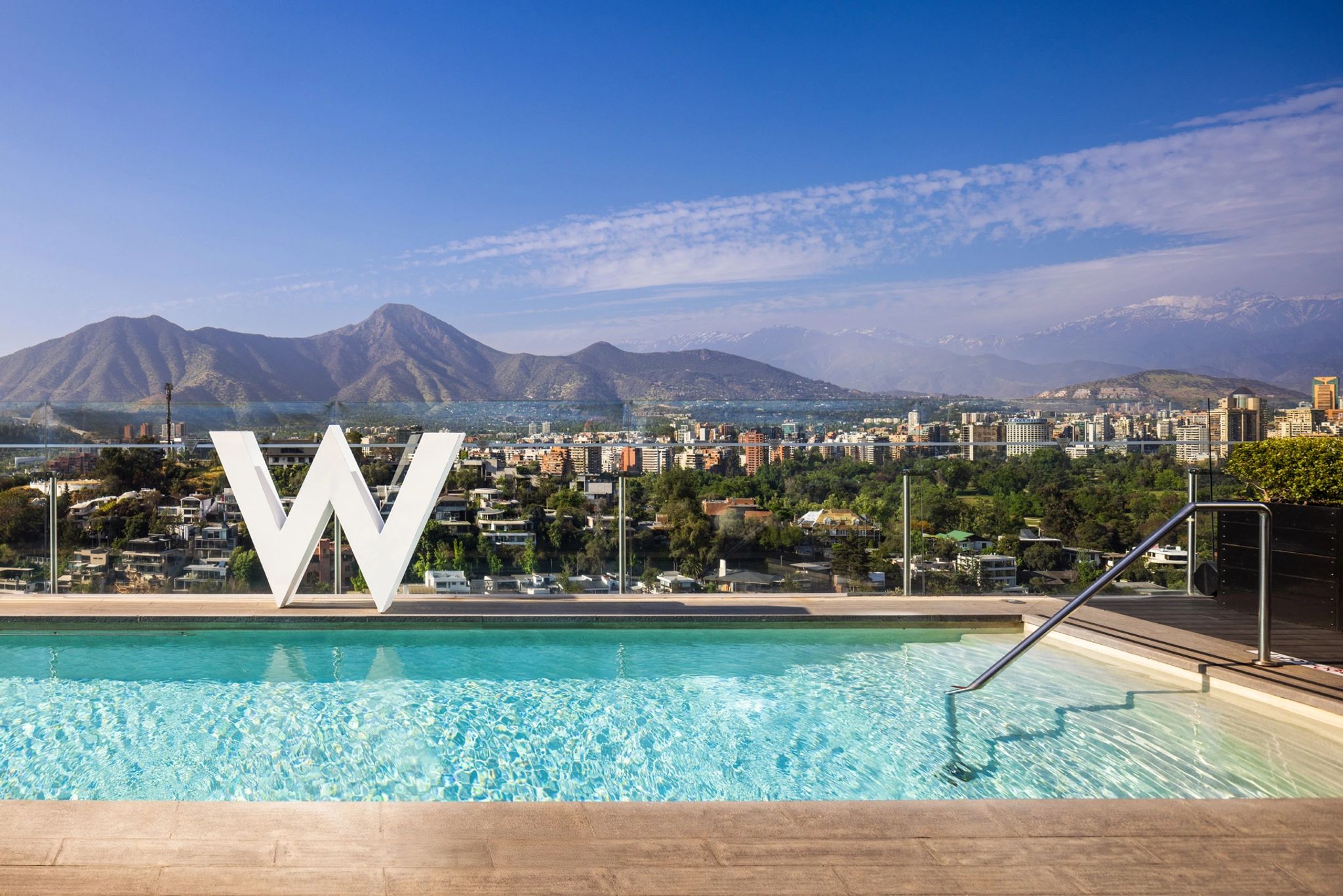 Wet - Piscina piscina com vista – piscina na cobetura – vista santiago